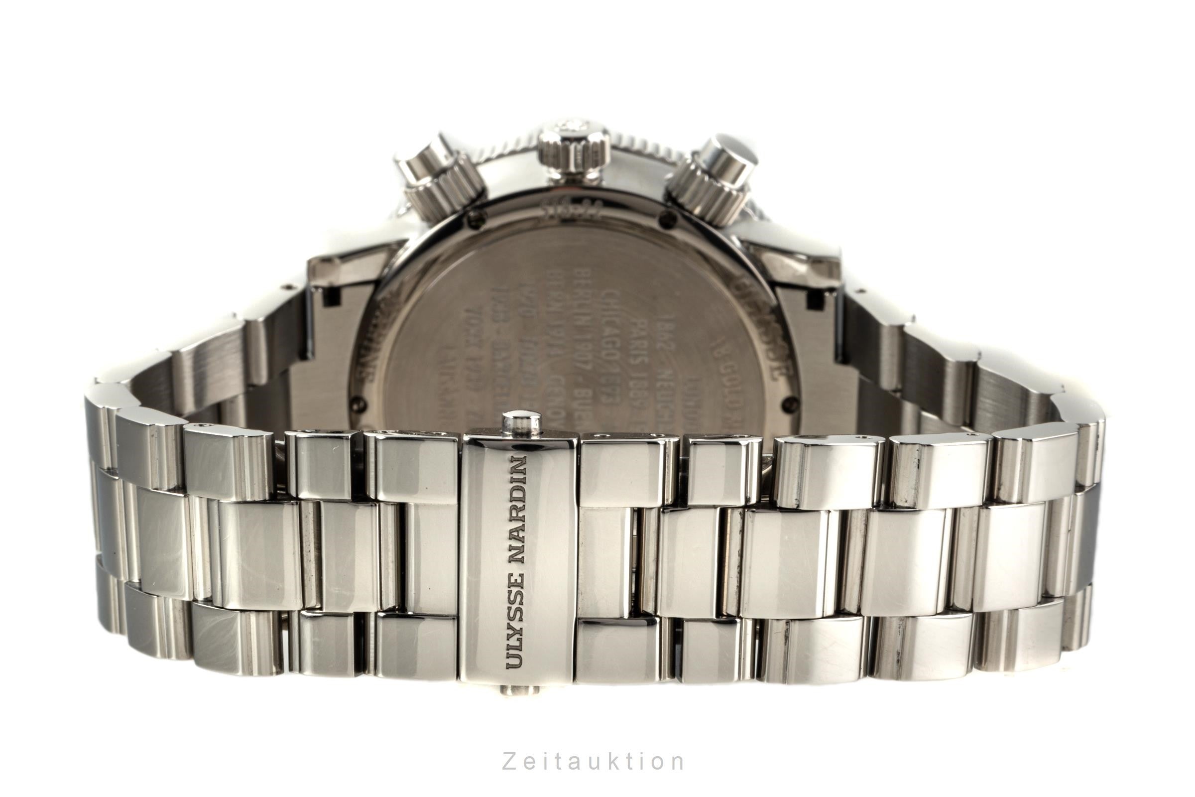 Ulysse Nardin Marine Chronograph Stahl Automatik Herrenuhr Ref. 513-22  [2204915]