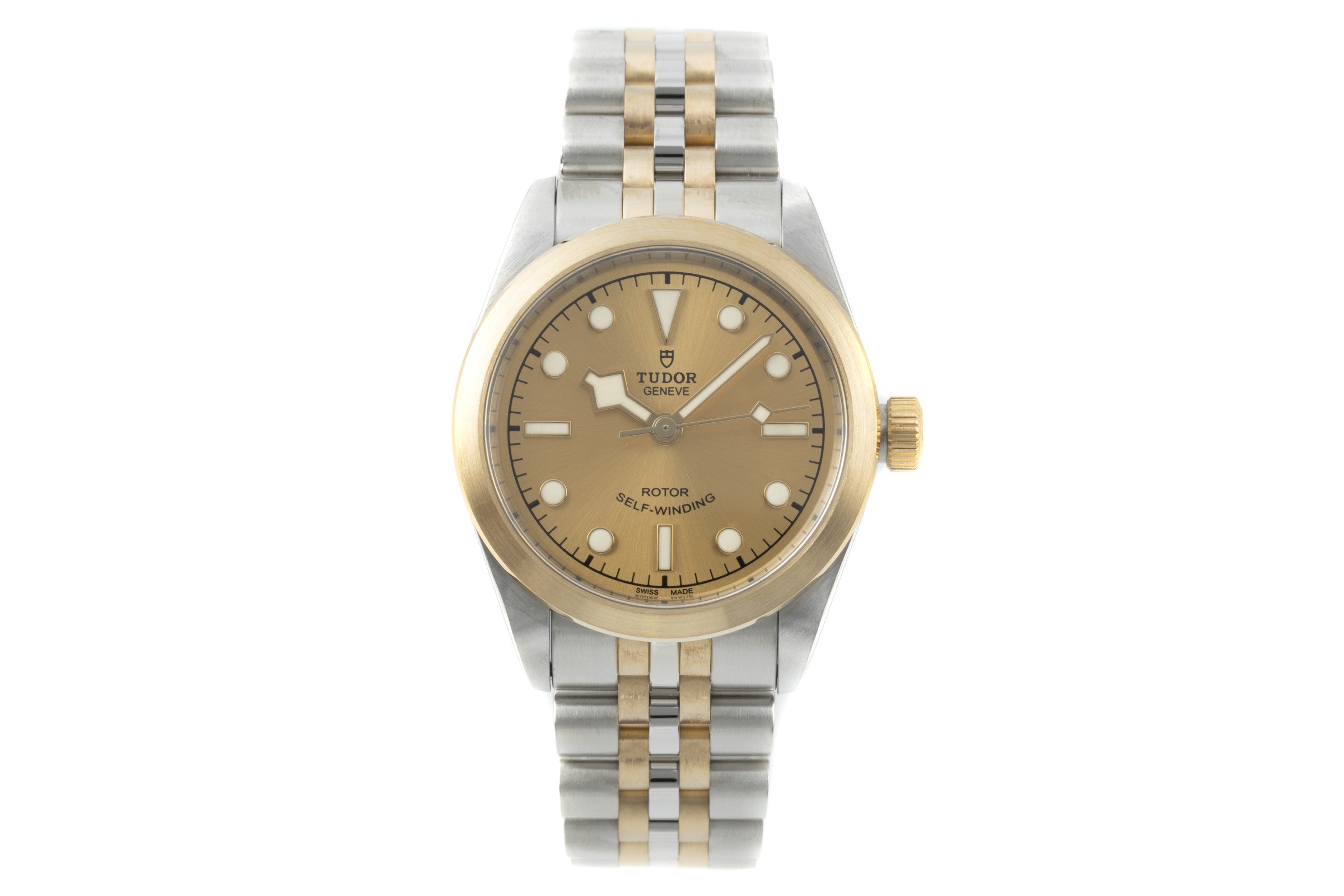 Tudor Black Bay acciaio / oro automatismo orologio da donna 79583 LP: 4600EUR  [2204954]