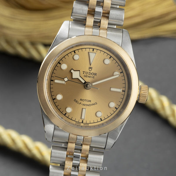 Tudor Black Bay acciaio / oro automatismo orologio da donna 79583 LP: 4600EUR  [2204954]