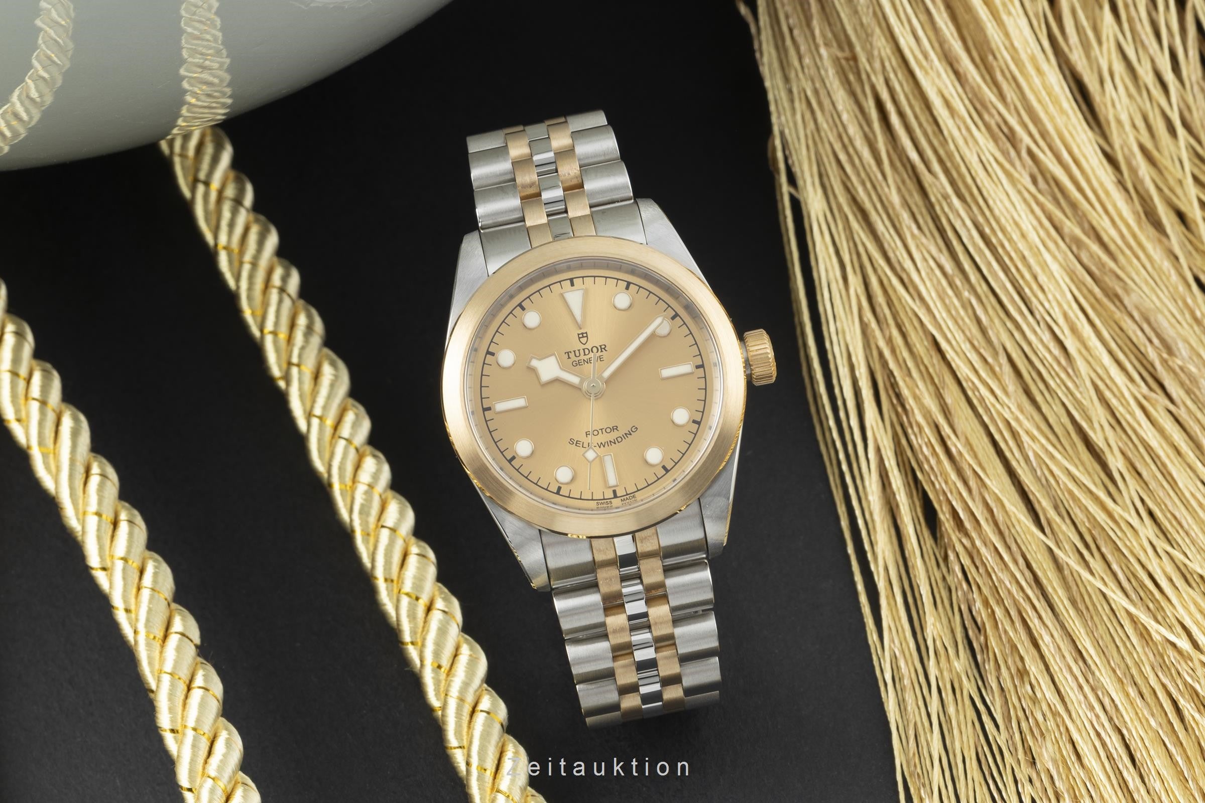 Tudor Black Bay acciaio / oro automatismo orologio da donna 79583 LP: 4600EUR  [2204954]