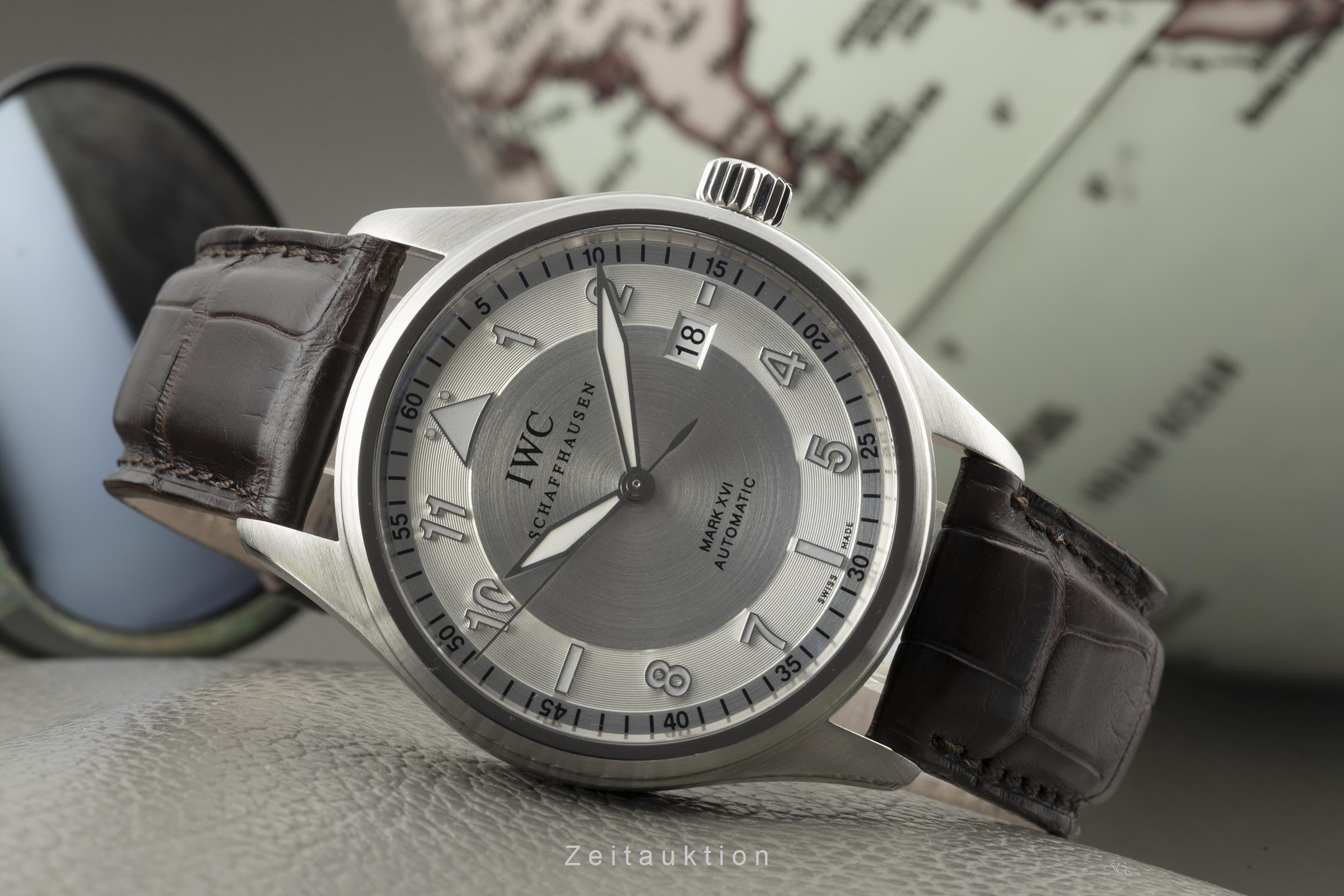 IWC Mark XVI Fliegeruhr Spitfire Automatik Stahl Herrenuhr IW325502 VP: 5500 € [2205018]
