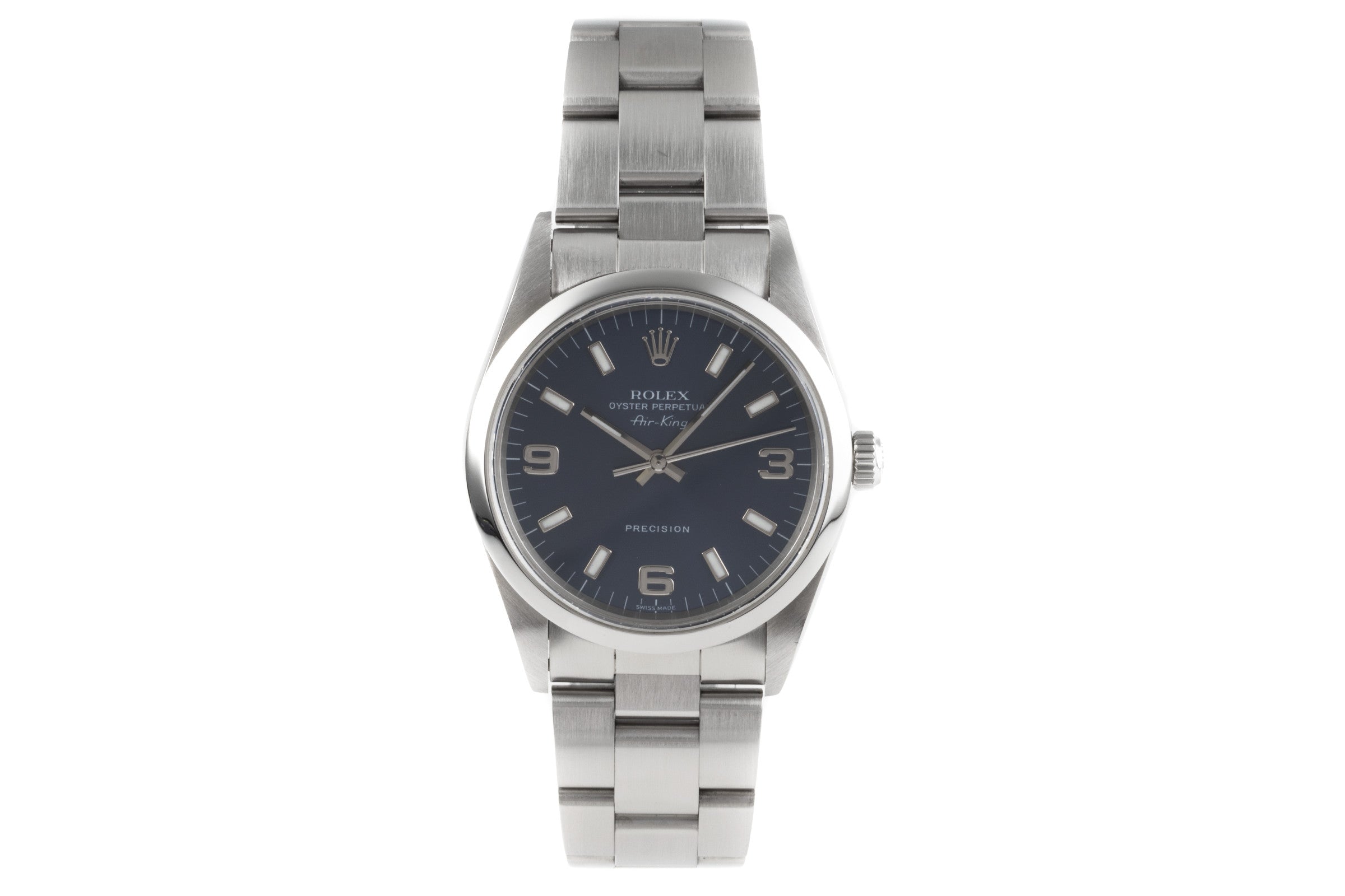 Rolex Air King acier automatique montre pour hommes 14000  [2205020]