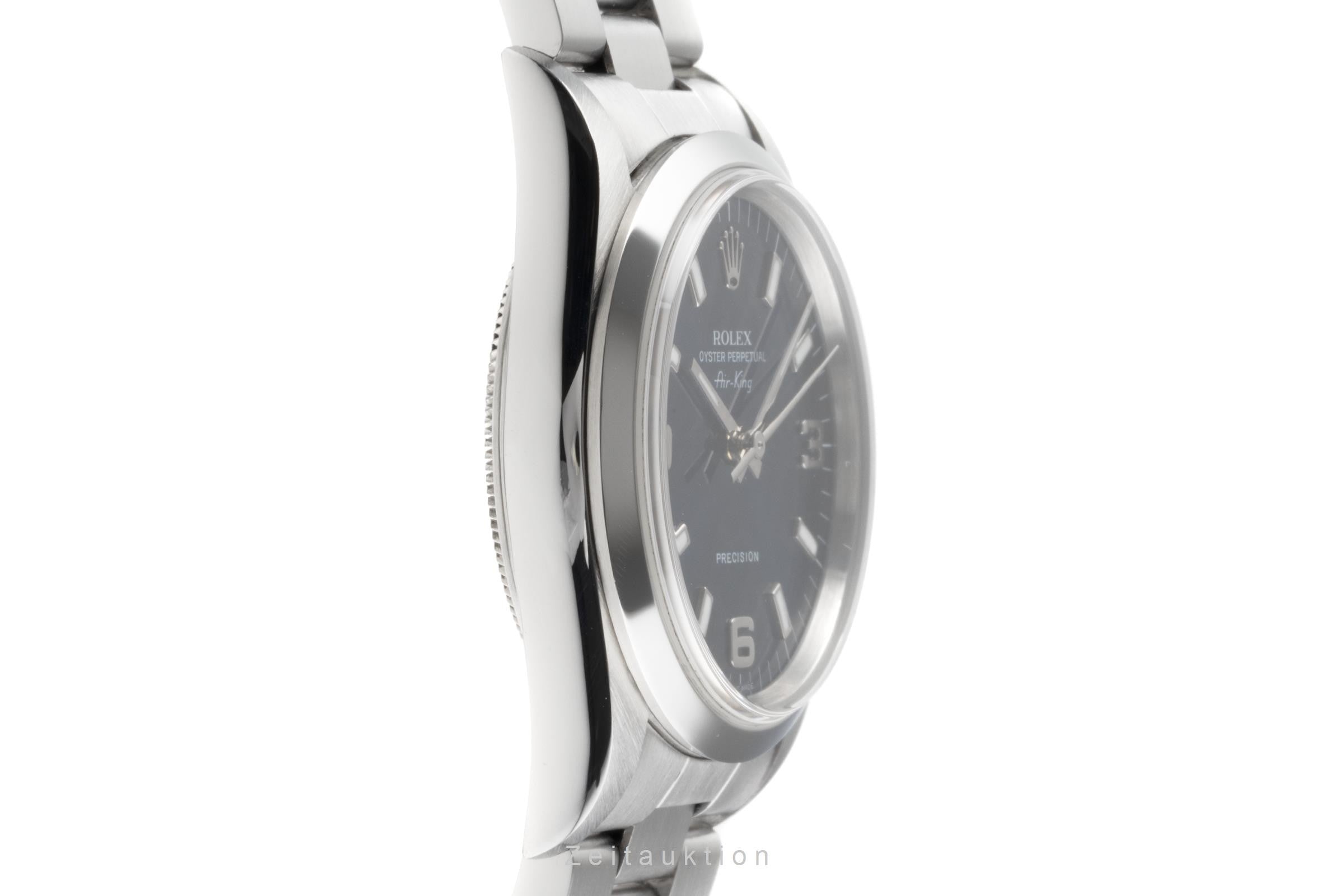 Rolex Air King acier automatique montre pour hommes 14000  [2205020]