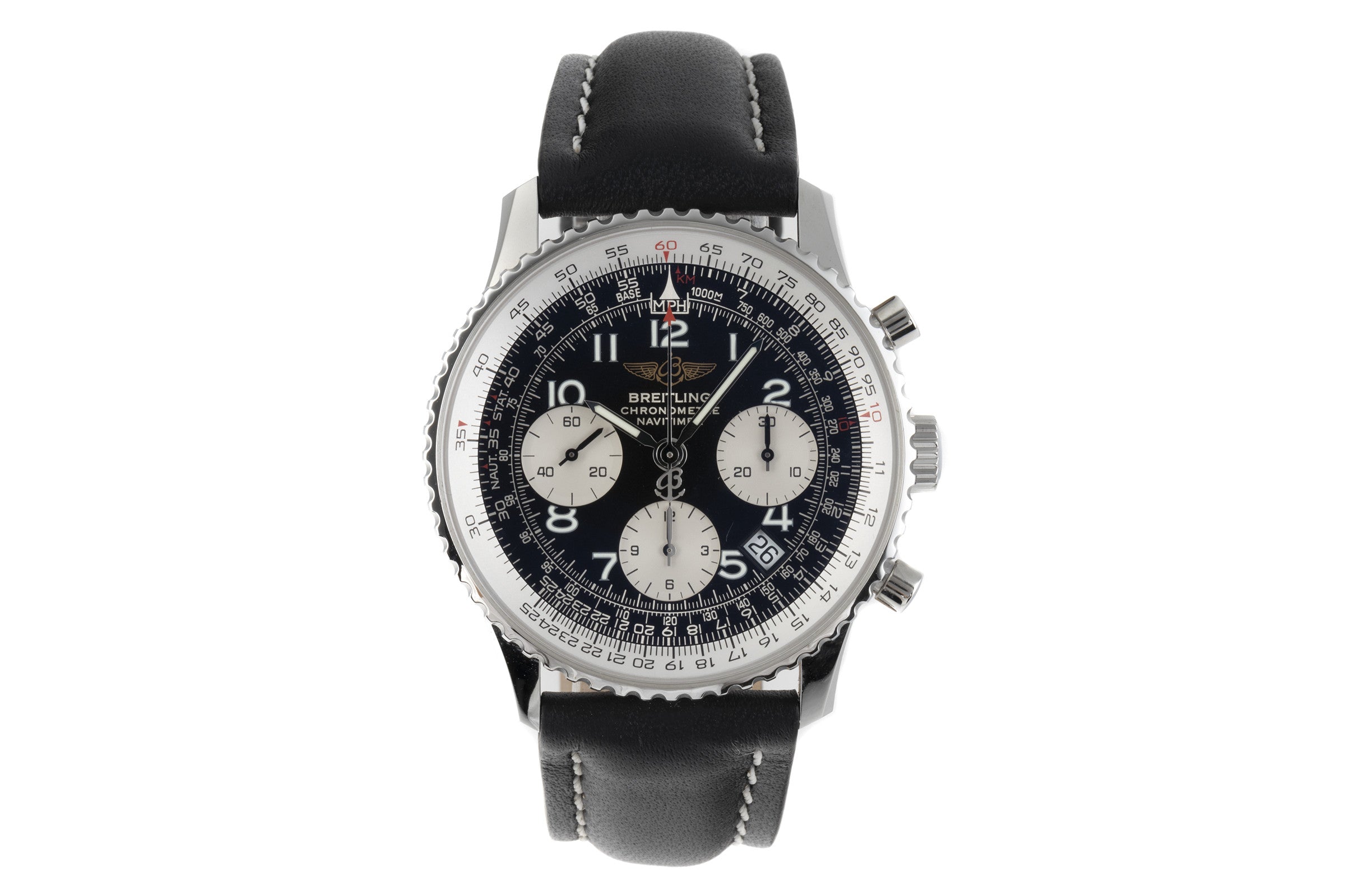 Breitling Navitimer chronograph steel automatic men's watch A23322 LP: 8300EUR  [2205028]