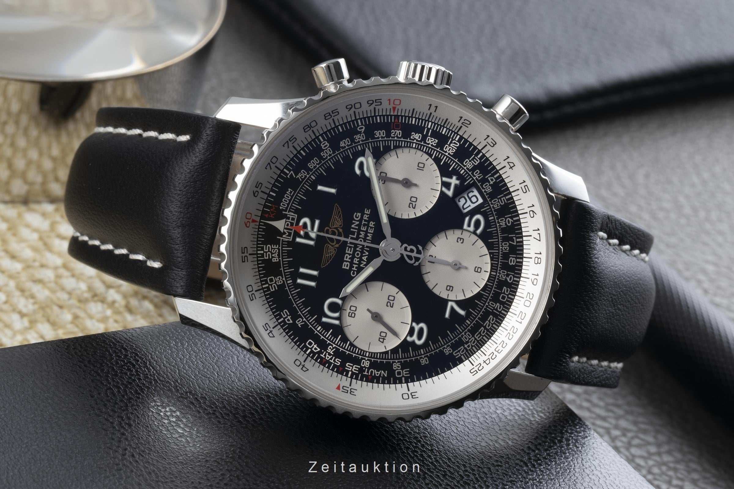 Breitling Navitimer chronograph steel automatic men's watch A23322 LP: 8300EUR  [2205028]