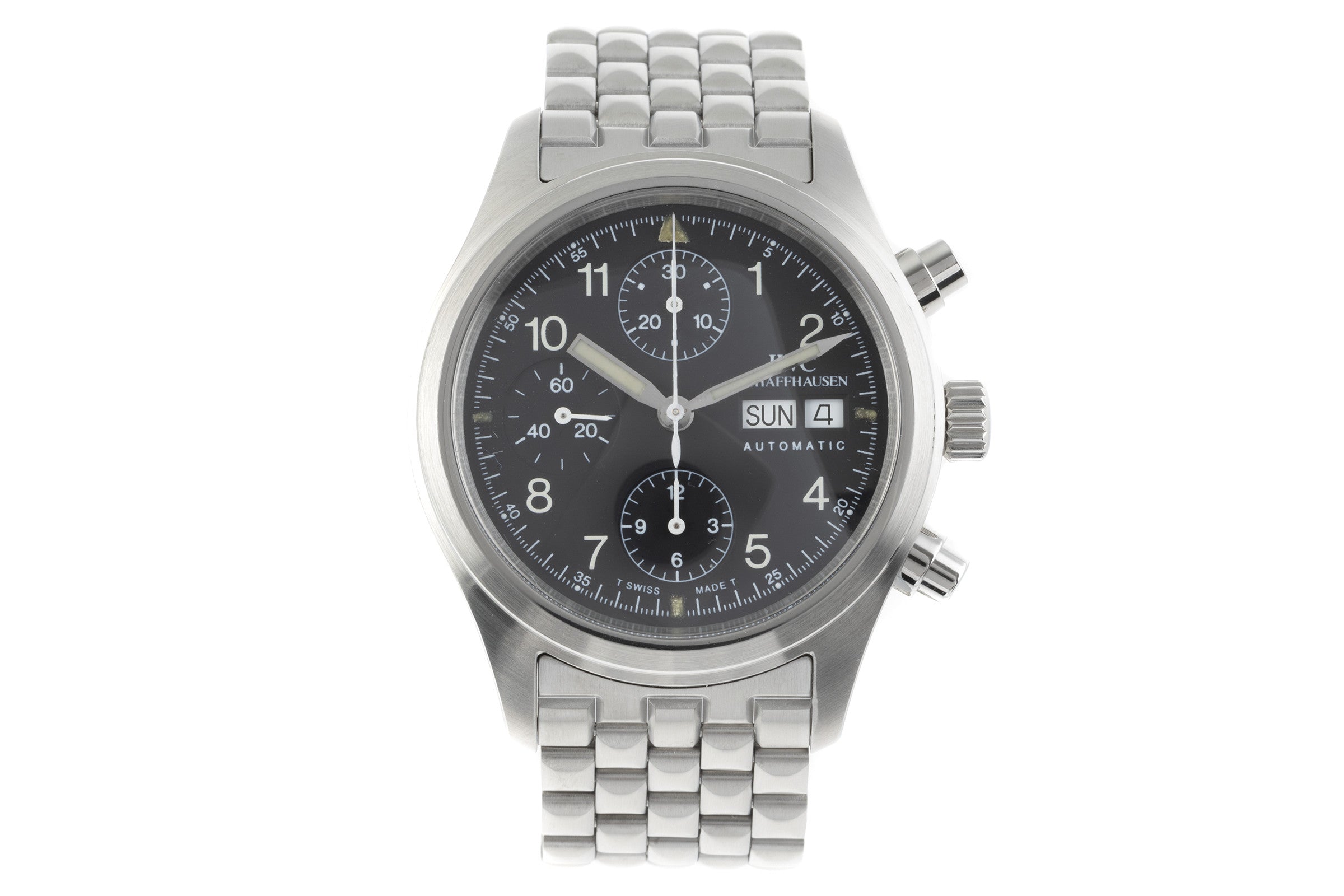 IWC Fliegeruhr chronograph steel automatic men's watch IW3706, IW370607  [2205072]