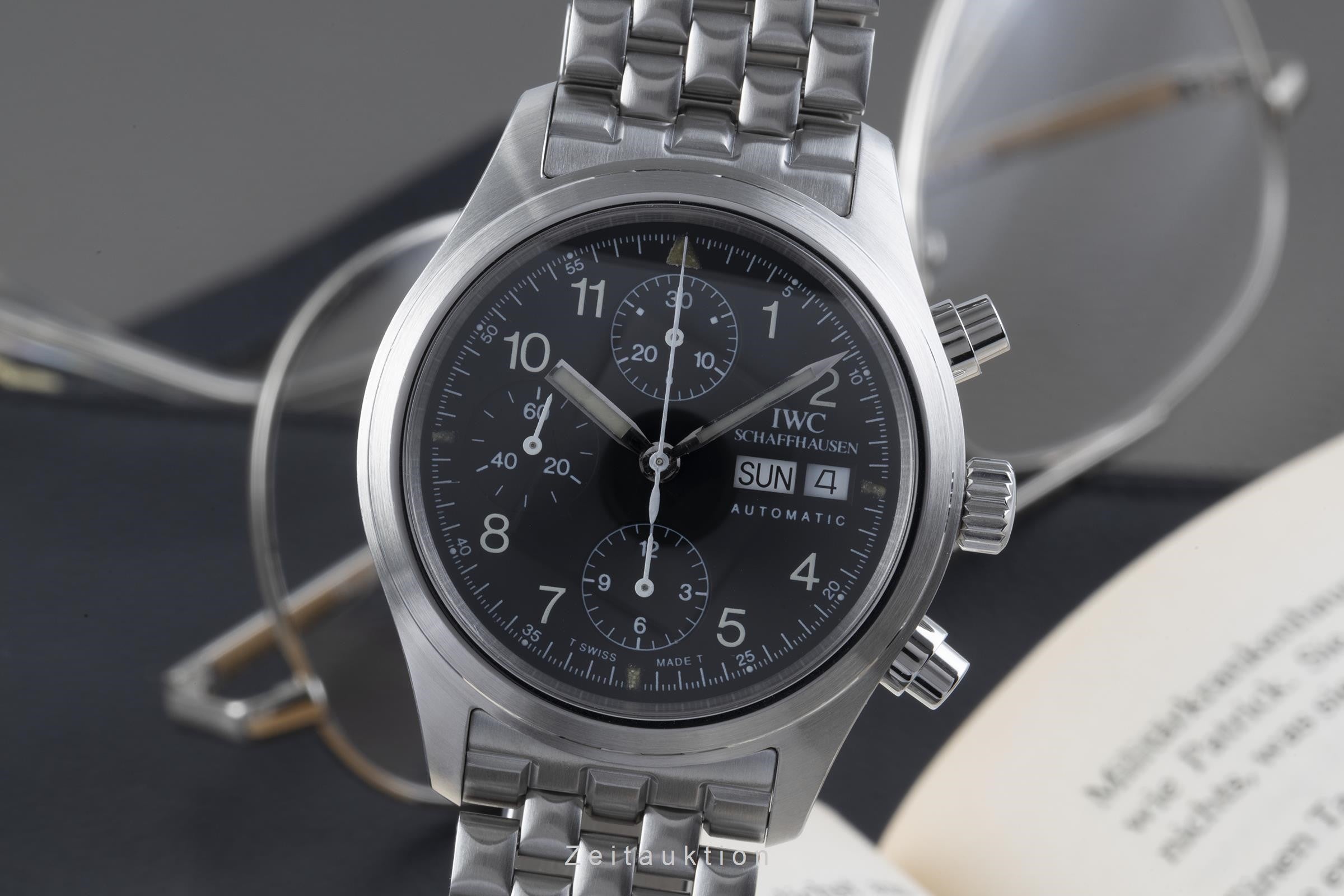 IWC Fliegeruhr cronografo acciaio automatismo orologio da uomo IW3706, IW370607  [2205072]