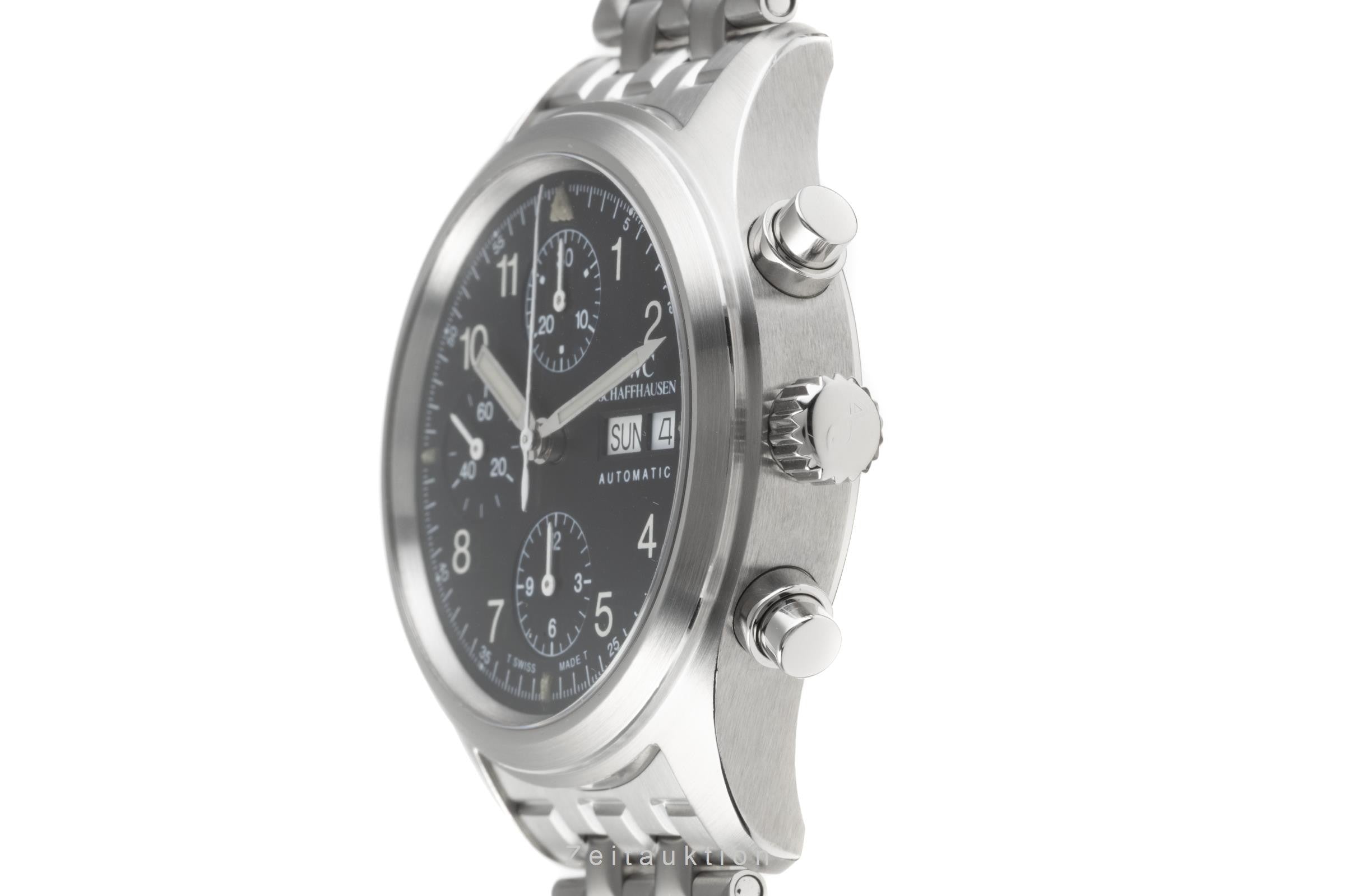 IWC Fliegeruhr chronograph steel automatic men's watch IW3706, IW370607  [2205072]