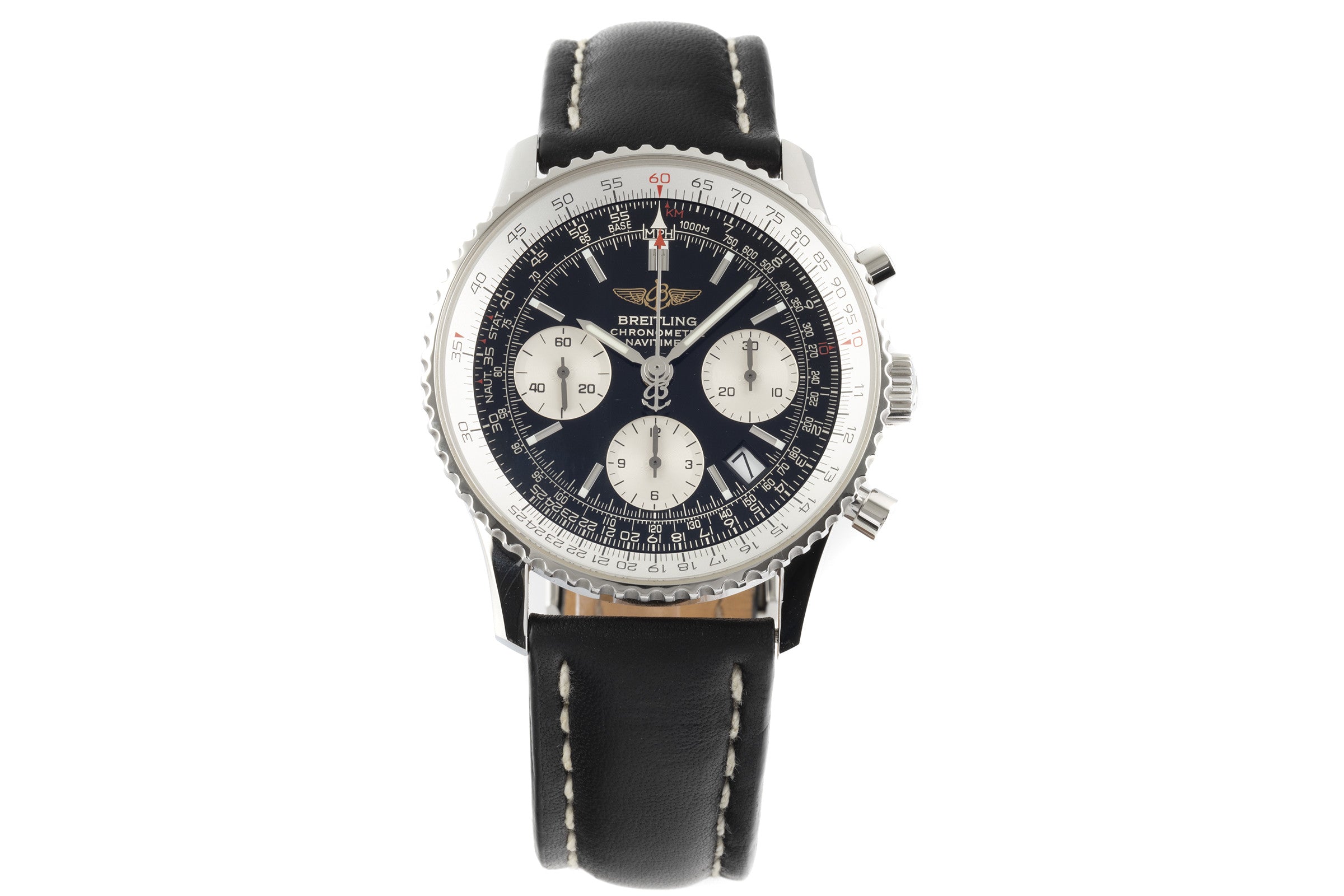 Breitling Navitimer Chronograph Automatik Stahl Herrenuhr A23322 B&P VP: 8300 € [2205095]