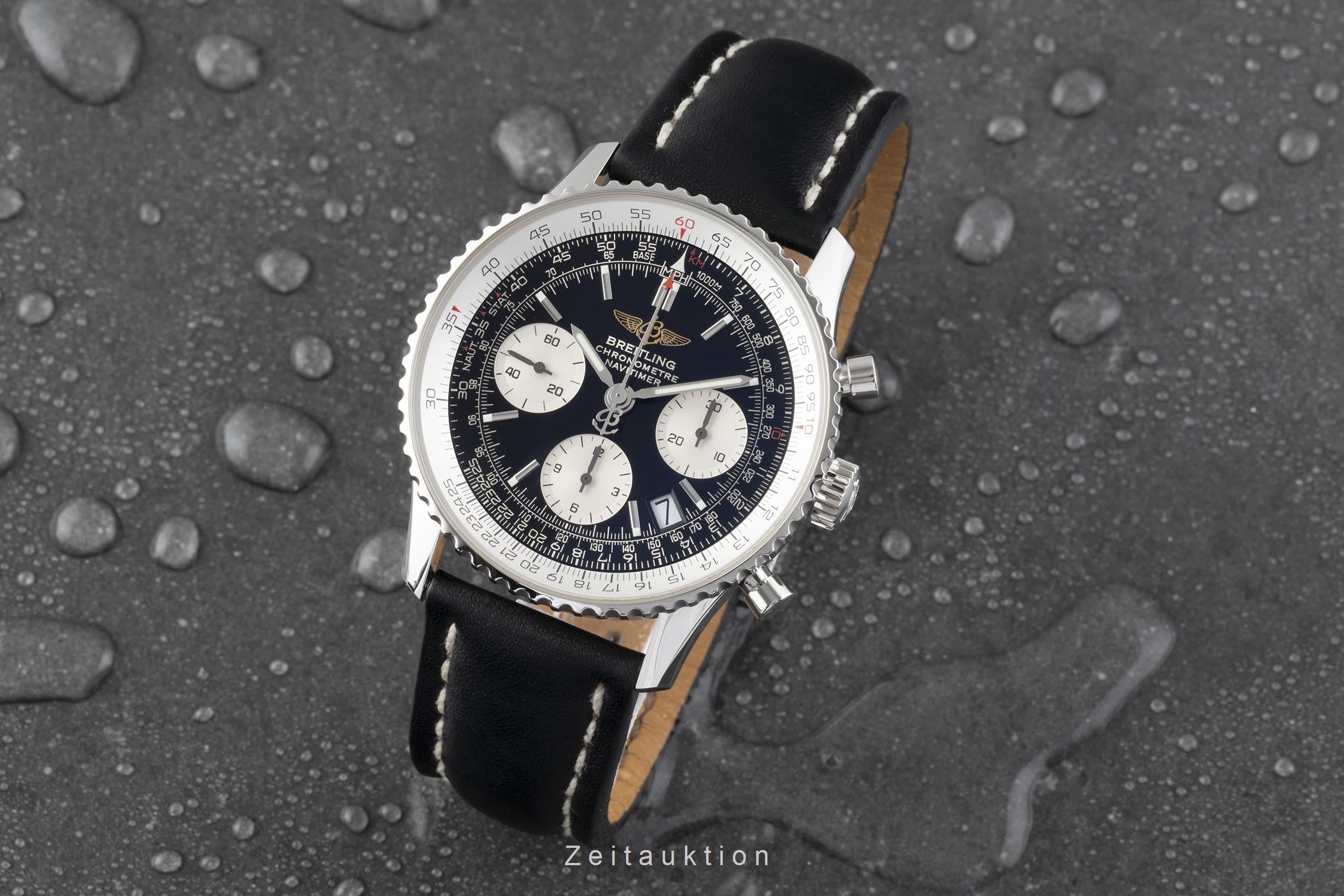 Breitling Navitimer Chronograph Automatik Stahl Herrenuhr A23322 B&P VP: 8300 € [2205095]