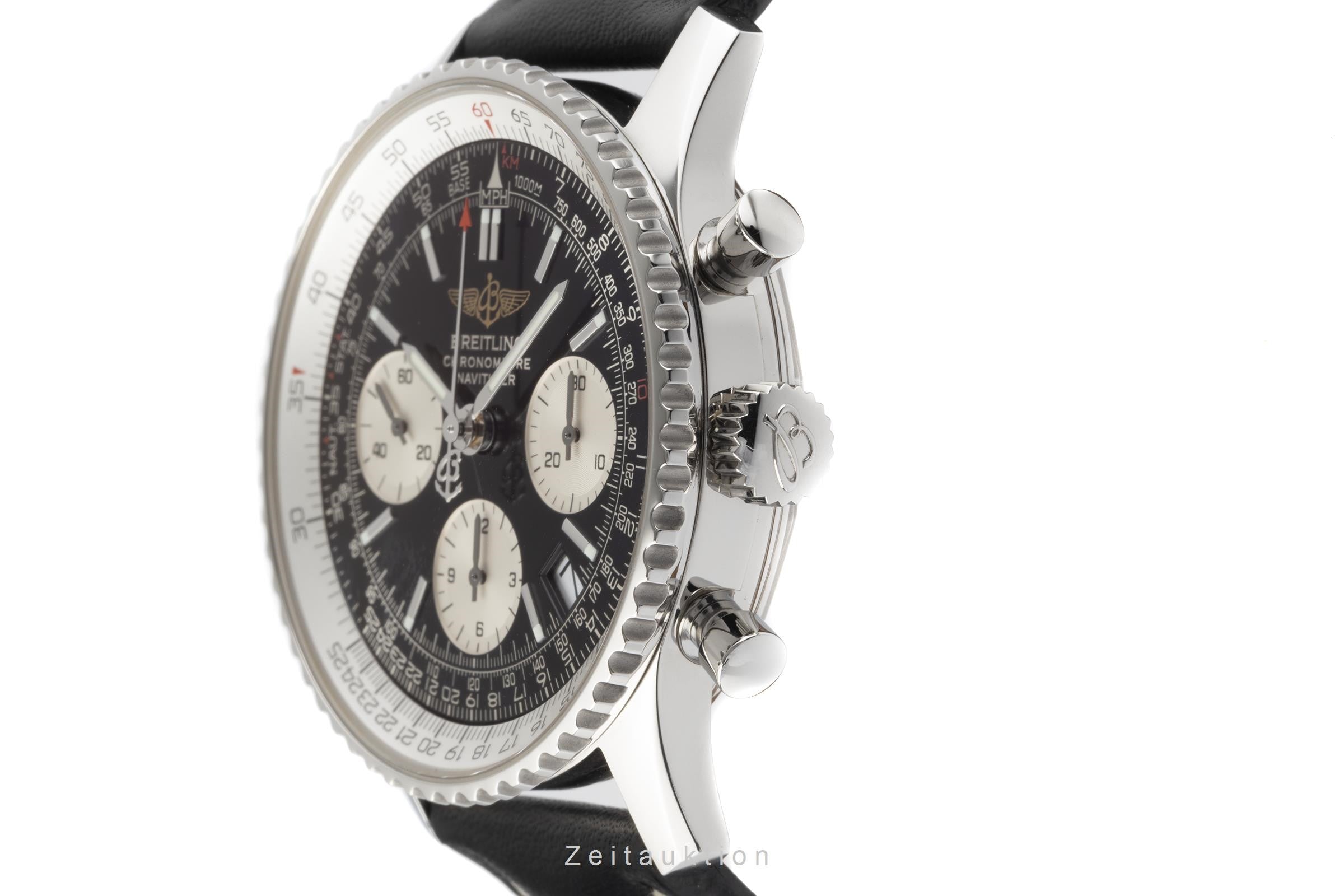 Breitling Navitimer Chronograph Automatik Stahl Herrenuhr A23322 B&P VP: 8300 € [2205095]
