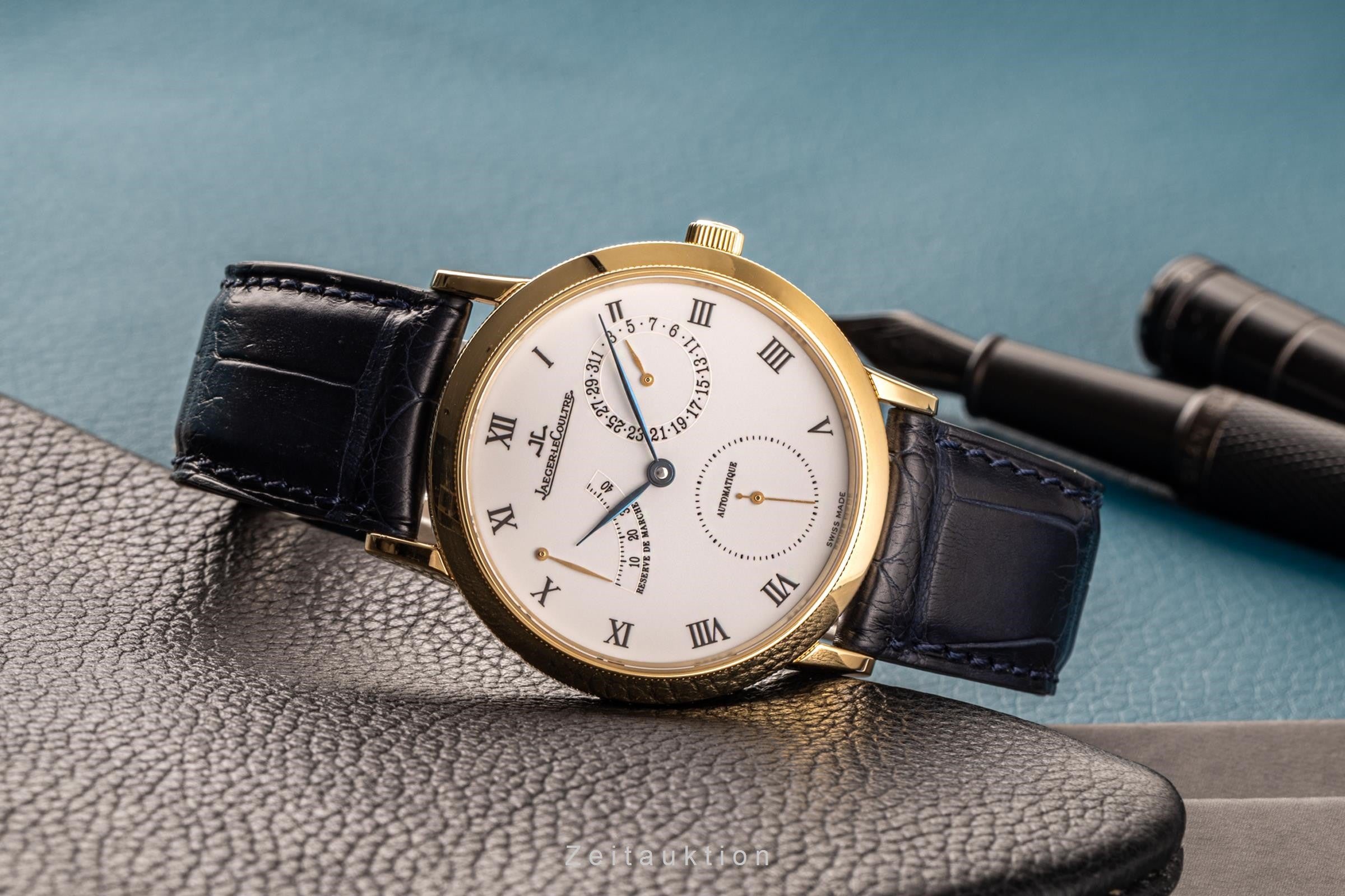 Jaeger-LeCoultre Gentilhomme 18K (0,750) Gold Automatik Herrenuhr Ref. 155.1.93 [2205109]
