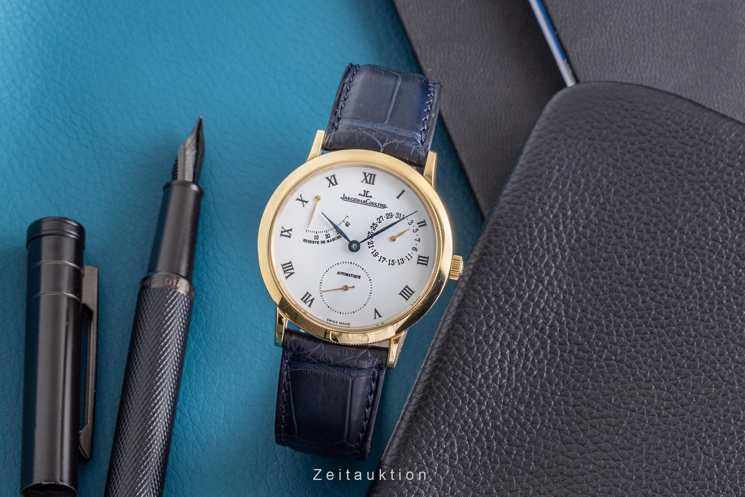 Jaeger-LeCoultre Gentilhomme 18K (0,750) Gold Automatik Herrenuhr Ref. 155.1.93 [2205109]