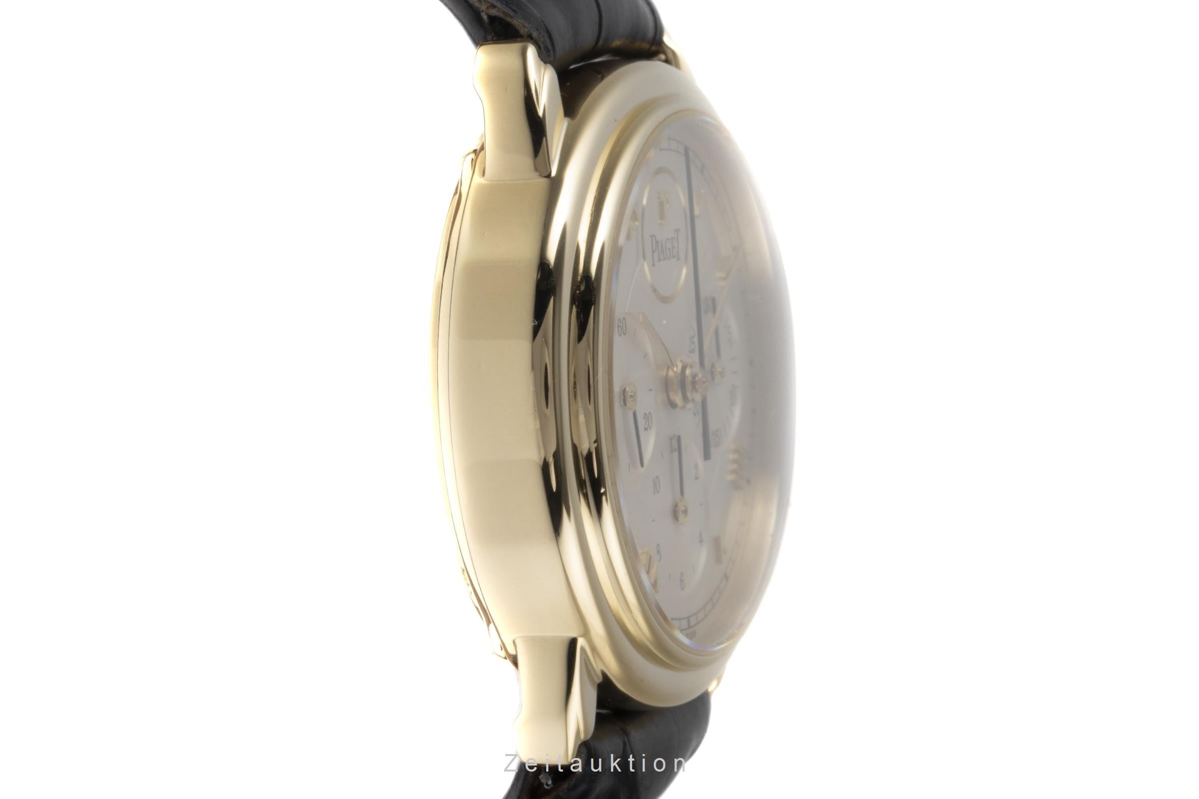 チィ邦 1871 Piaget Gouverneur chronograph 18 ct gold manual winding Kal