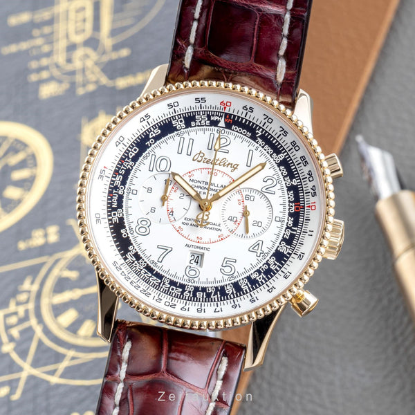 Breitling Montbrillant 1903 Chronograph 18K Gold Automatik K35330 Limitiert [2205225]