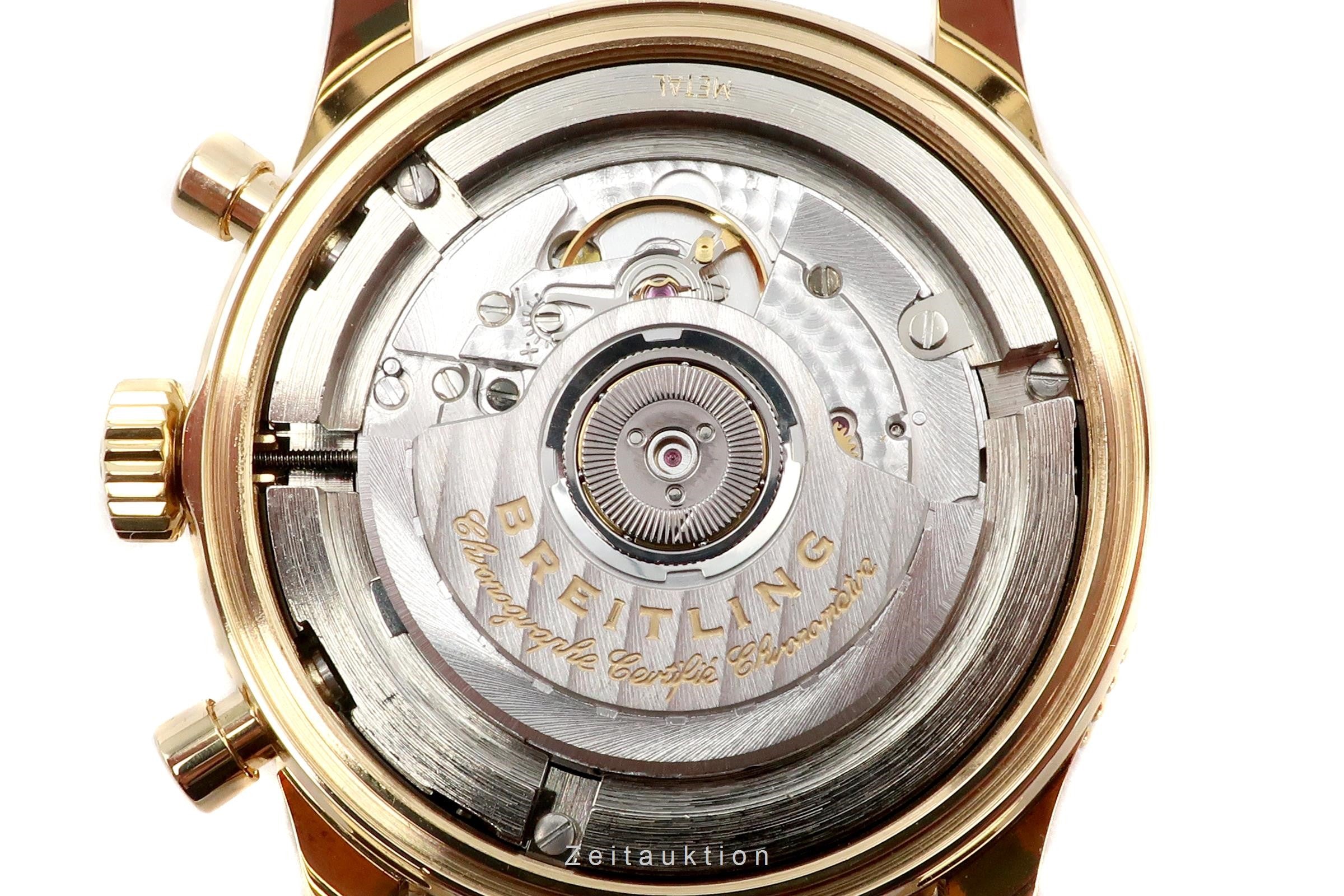 Breitling Montbrillant 1903 Chronograph 18K Gold Automatik K35330 Limitiert [2205225]