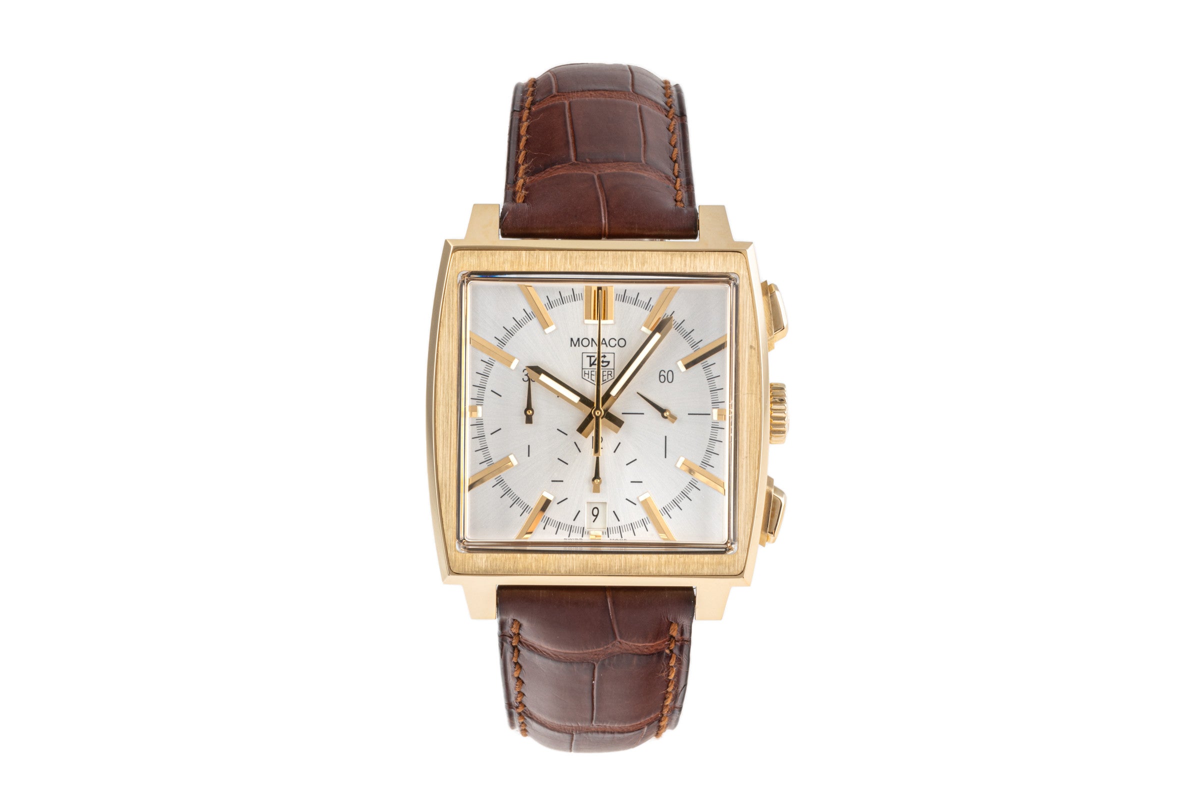 Tag Heuer Monaco chronographe or 18 ct automatique montre pour hommes CW5140  [2205268]