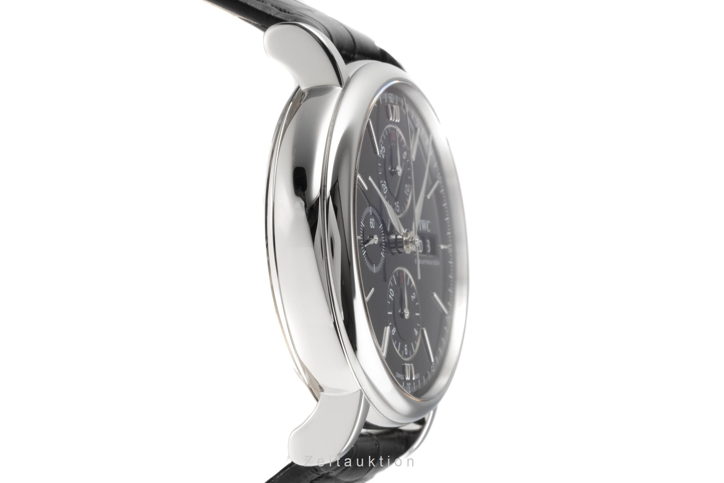 IWC Portofino chronographe acier automatique montre pour hommes IW3910 LP: 7100EUR  [2205292]