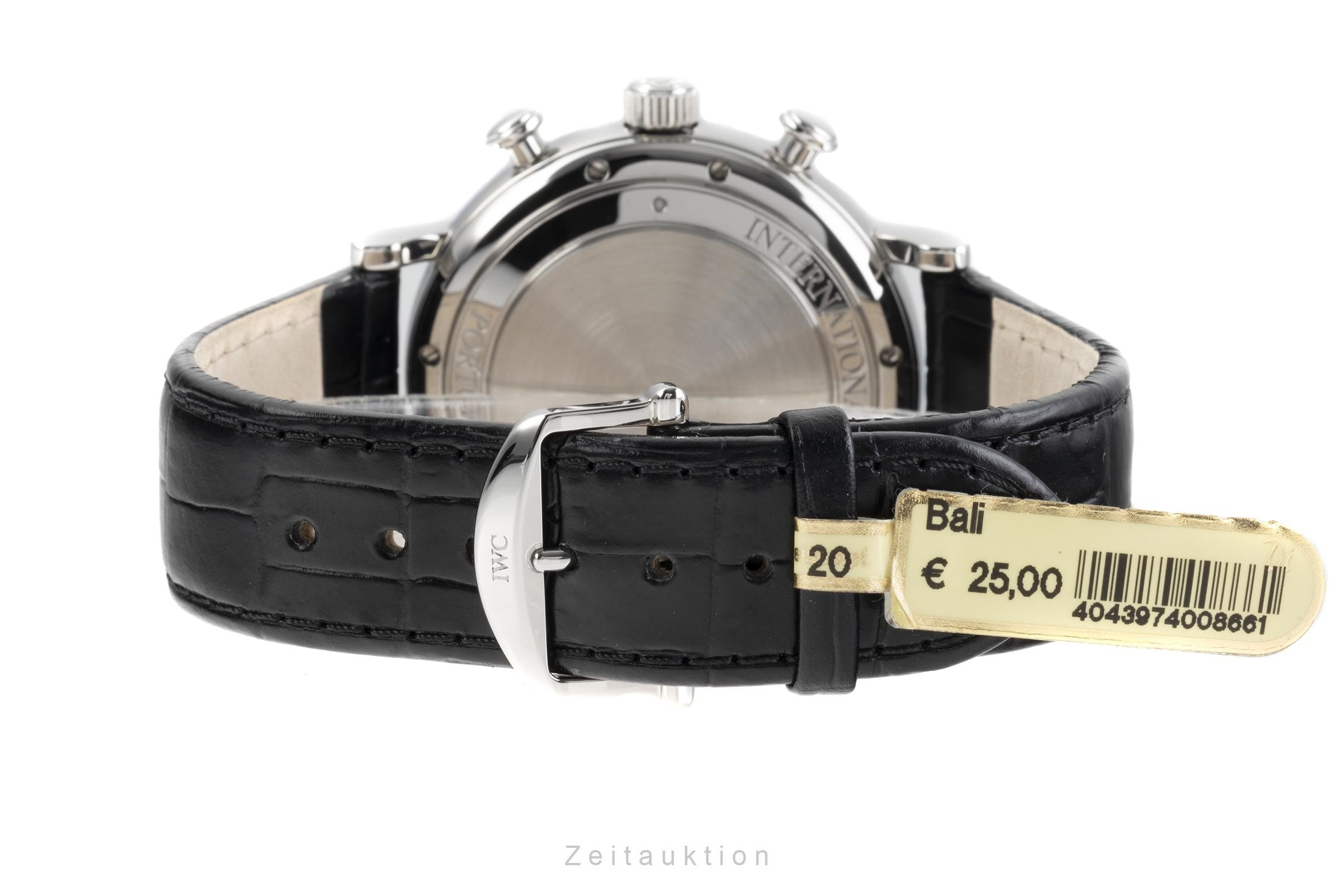 IWC Portofino chronographe acier automatique montre pour hommes IW3910 LP: 7100EUR  [2205292]