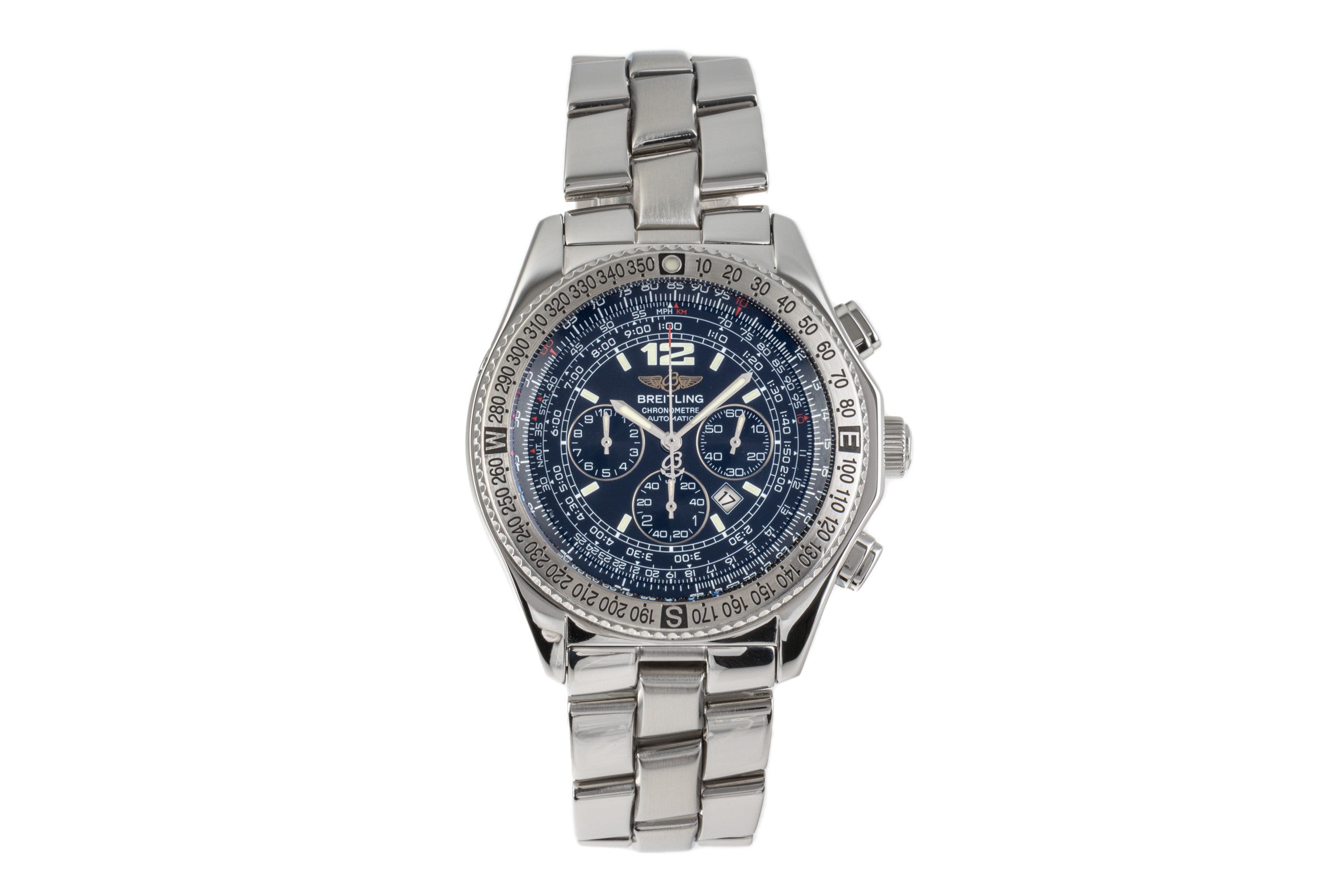 Breitling B2 Chronograph Automatik Edelstahl Herrenuhr Ref. A42362 Originalbox  [2205353]