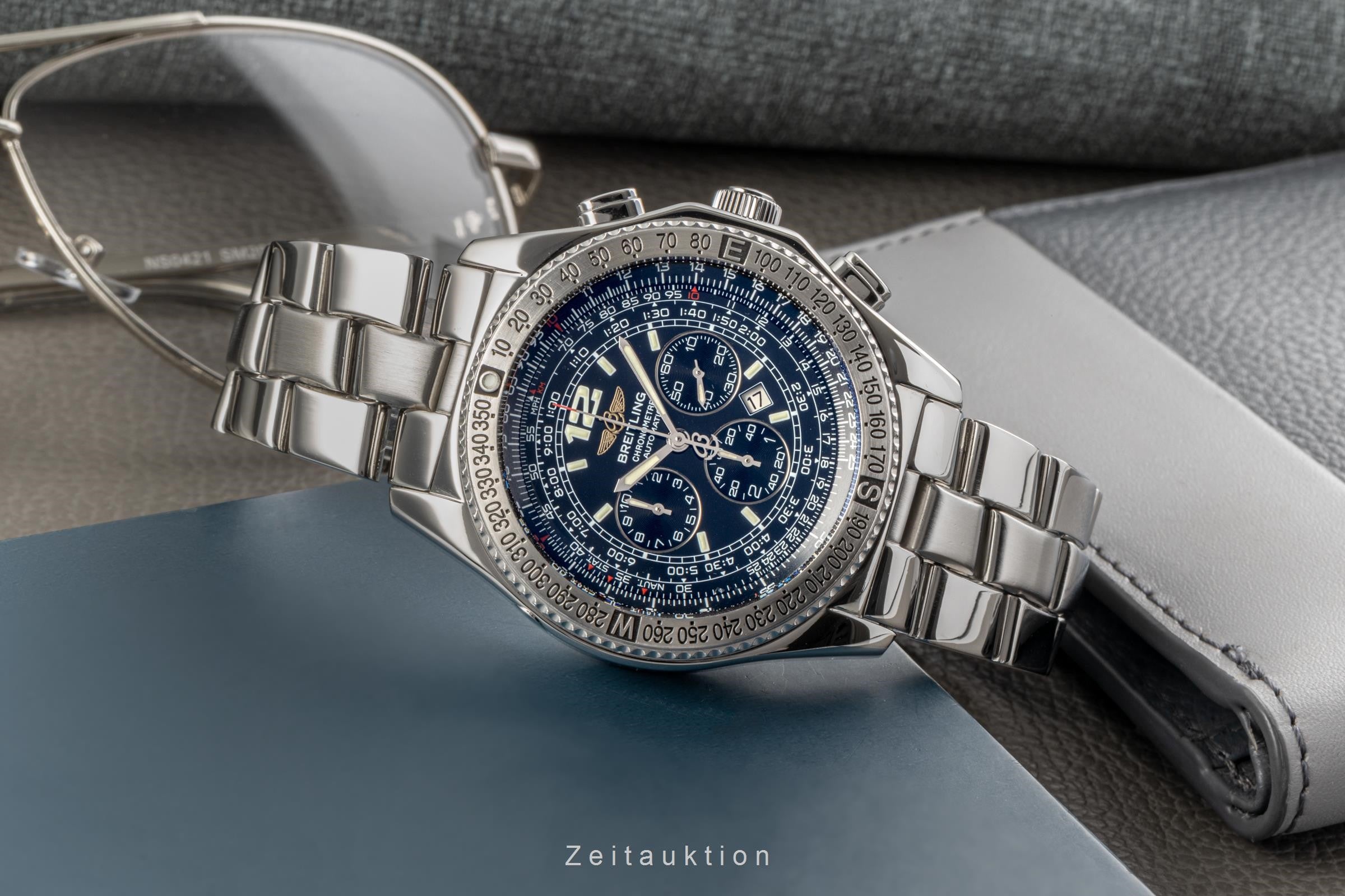 Breitling B2 Chronograph Automatik Edelstahl Herrenuhr Ref. A42362 Originalbox  [2205353]