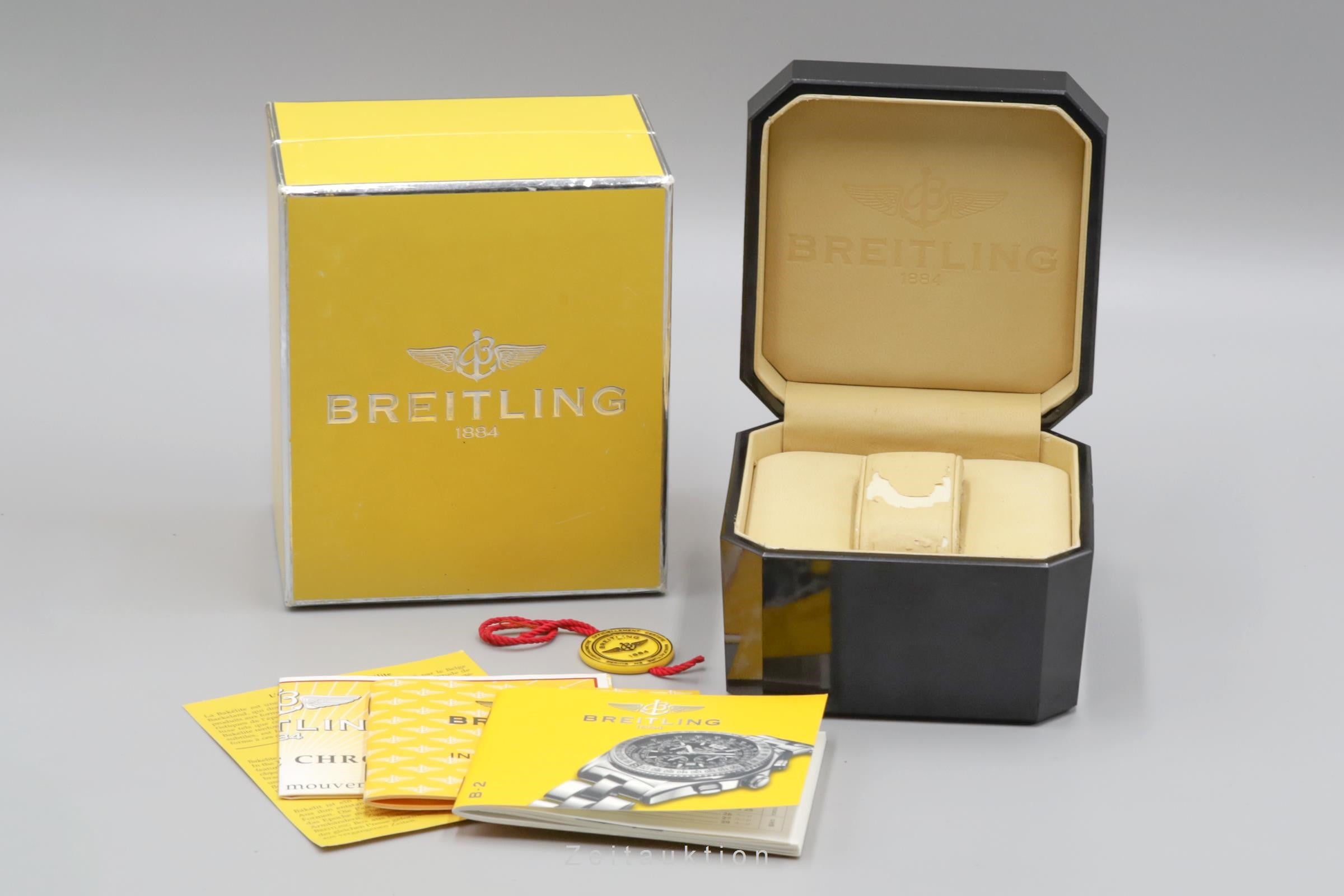 Breitling B2 Chronograph Automatik Edelstahl Herrenuhr Ref. A42362 Originalbox  [2205353]