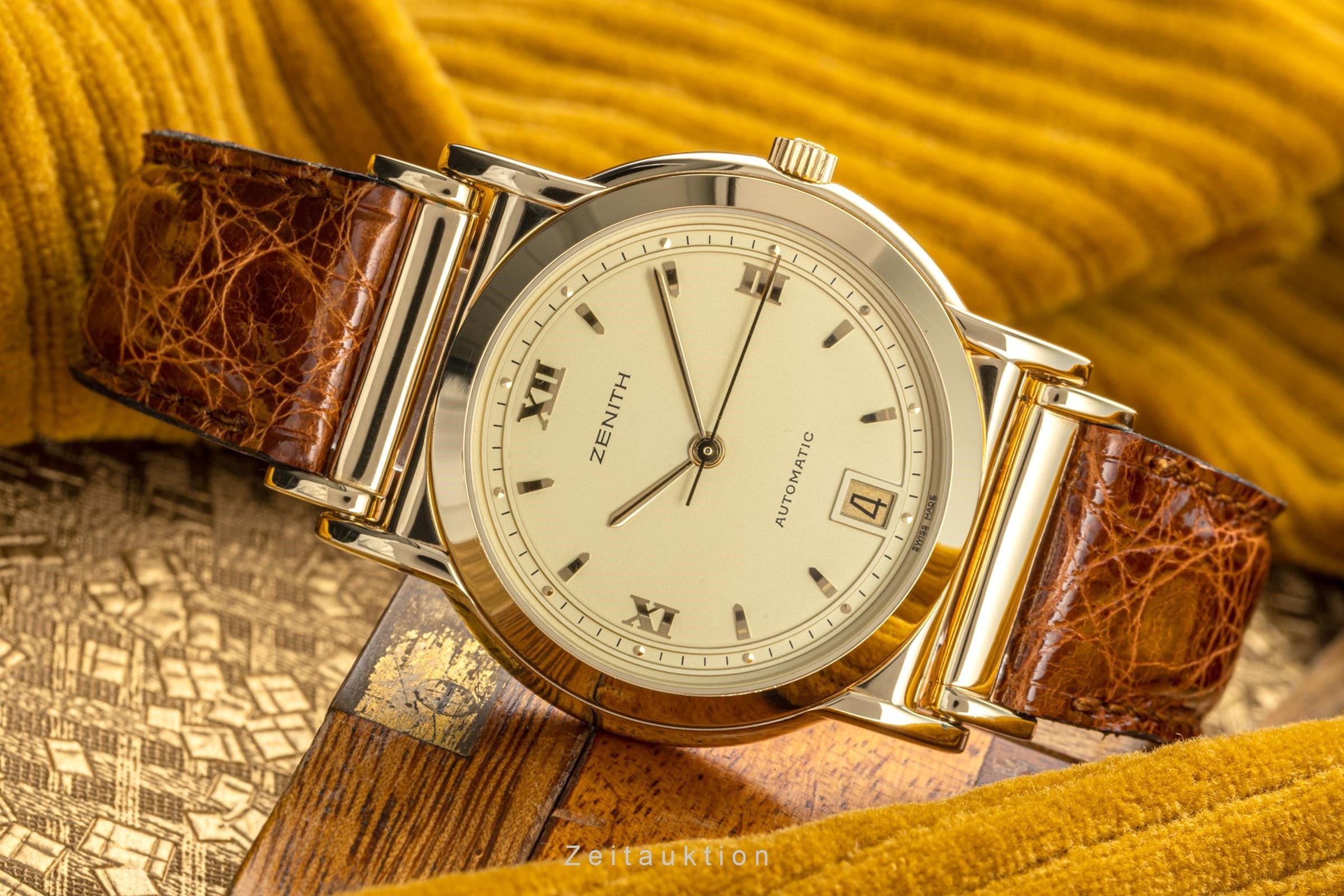 Zenith dorato automatismo orologio da uomo 27-0410-467  [2205416]