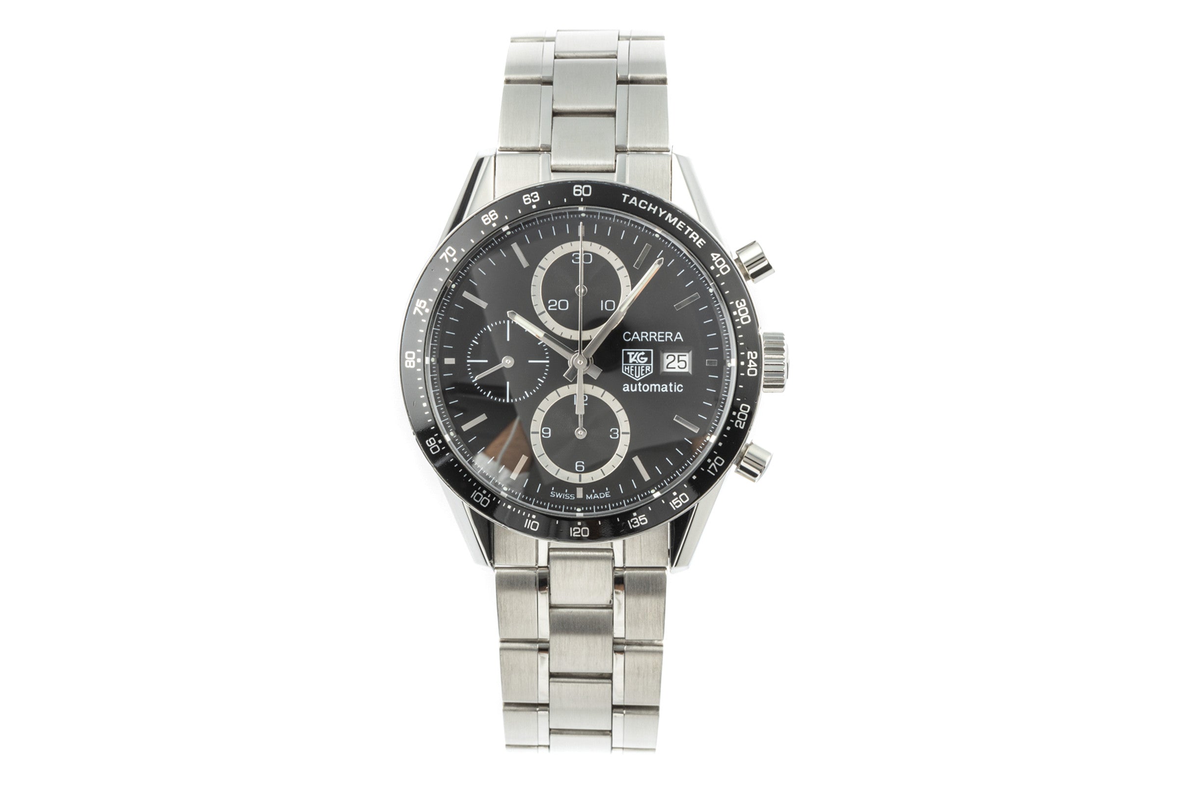 Tag Heuer Carrera chronograph steel automatic men's watch CV2010.BA0794 LP: 4800EUR  [2205422]