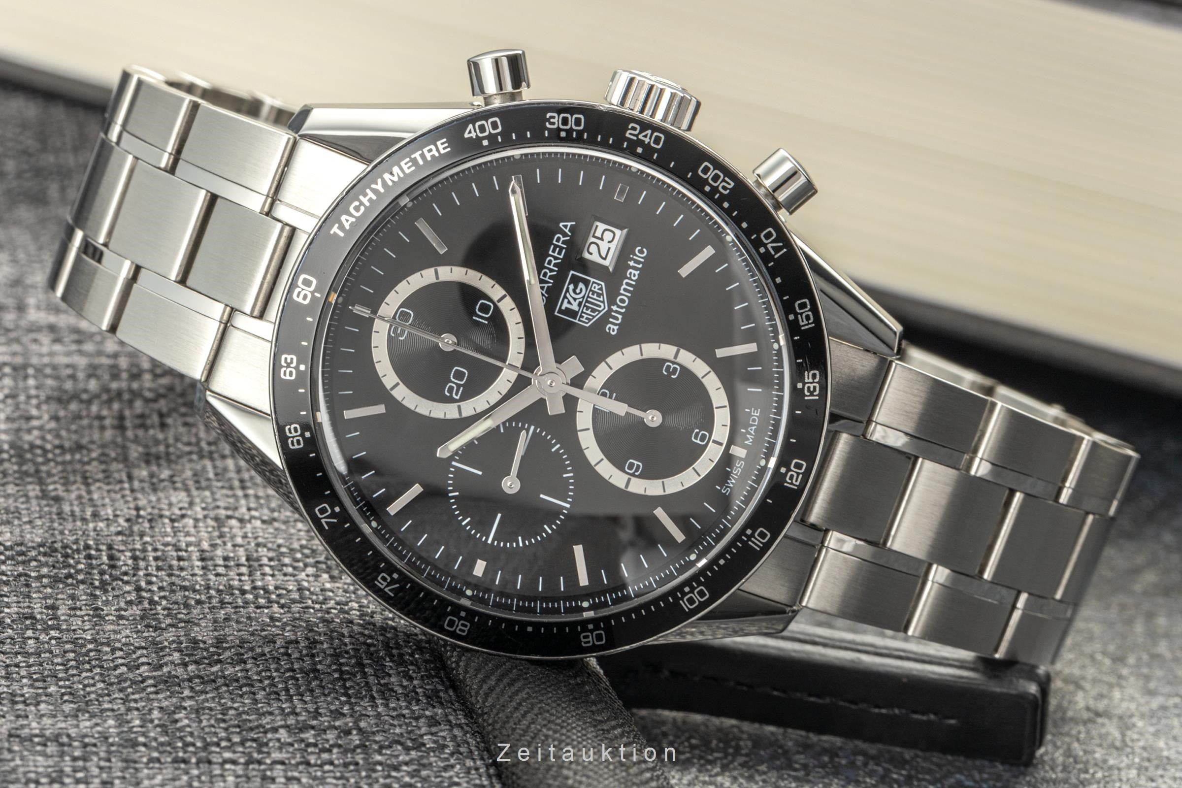 Tag Heuer Carrera chronograph steel automatic men's watch CV2010.BA0794 LP: 4800EUR  [2205422]