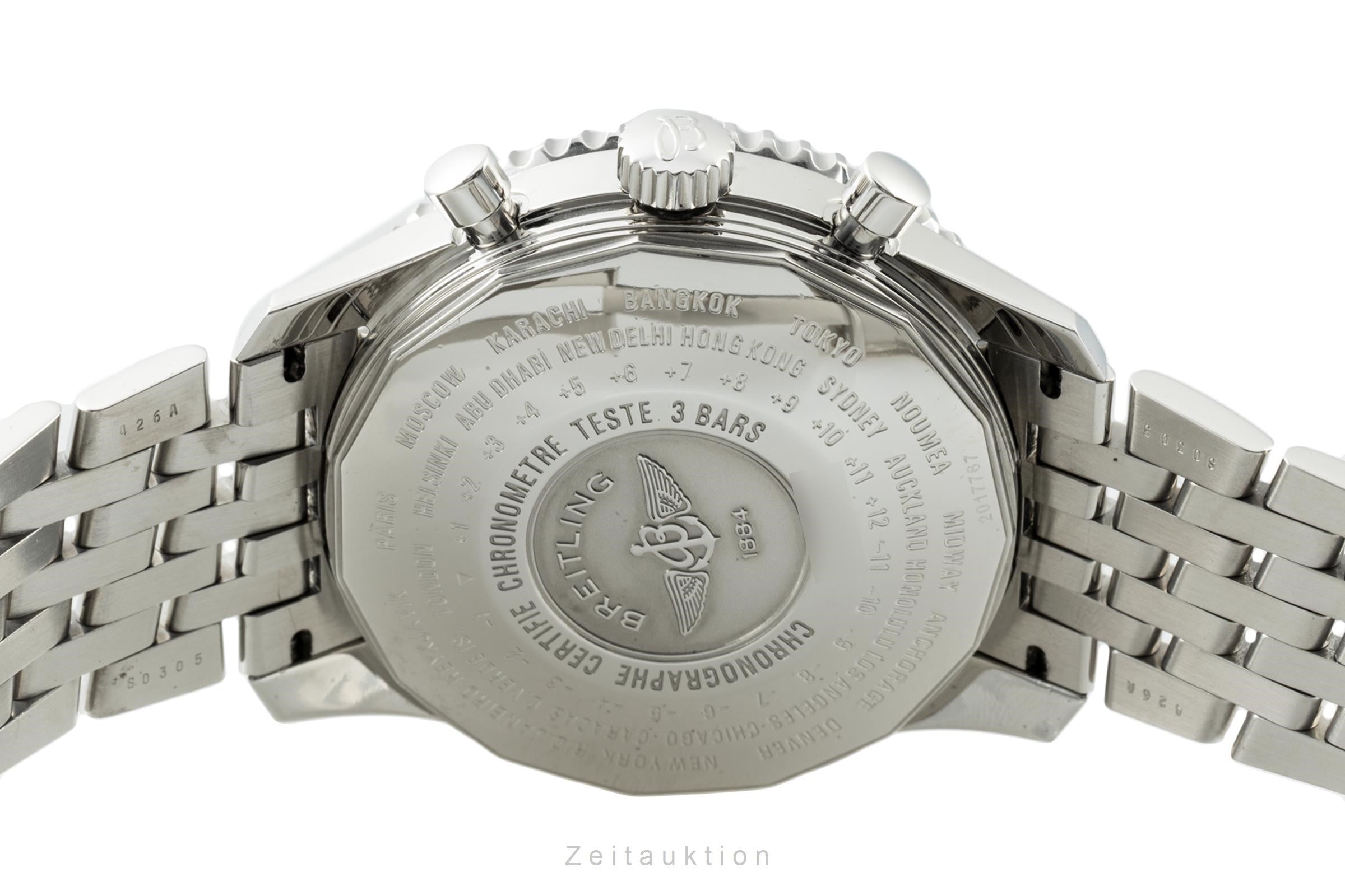 Breitling Navitimer World GMT 46 Chronograph Automatik Ref A24322 B&P VP: 6950 € [2205473]