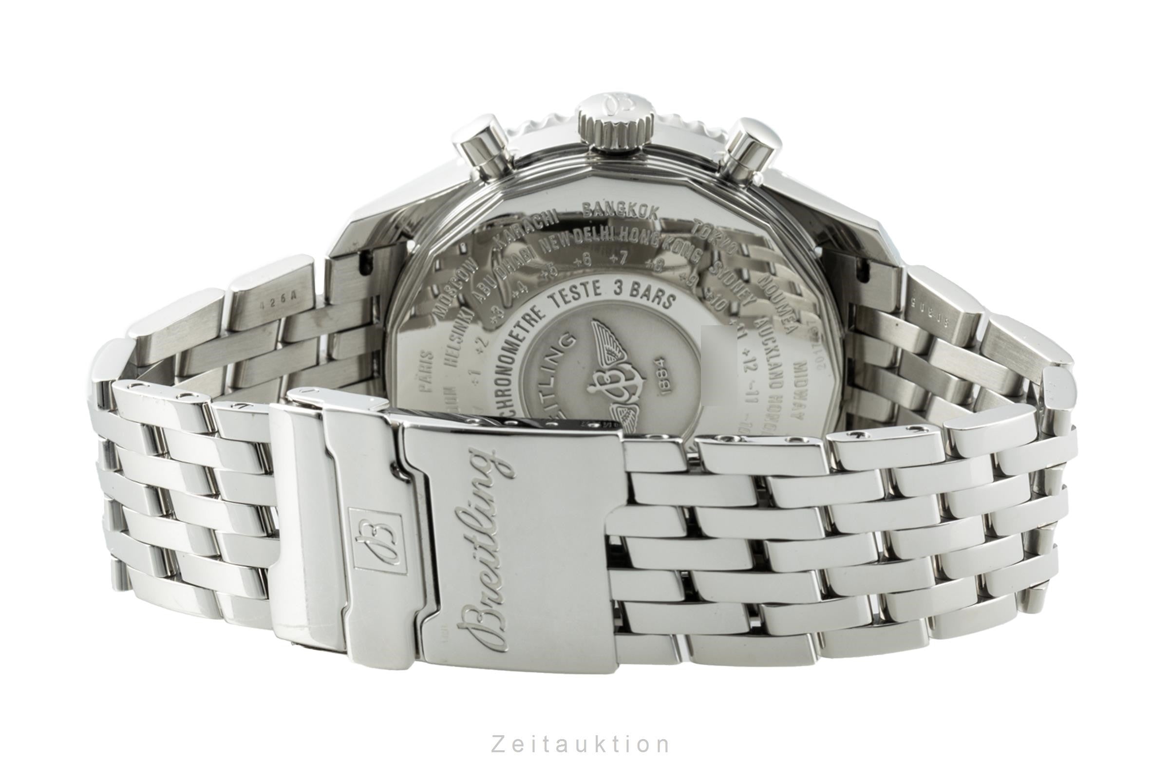 Breitling Navitimer World GMT 46 Chronograph Automatik Ref A24322 B&P VP: 6950 € [2205473]