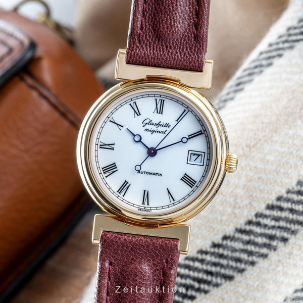 Glashütte Spezimat dorato automatismo orologio da uomo 10-31-03-04-04  [2205556]