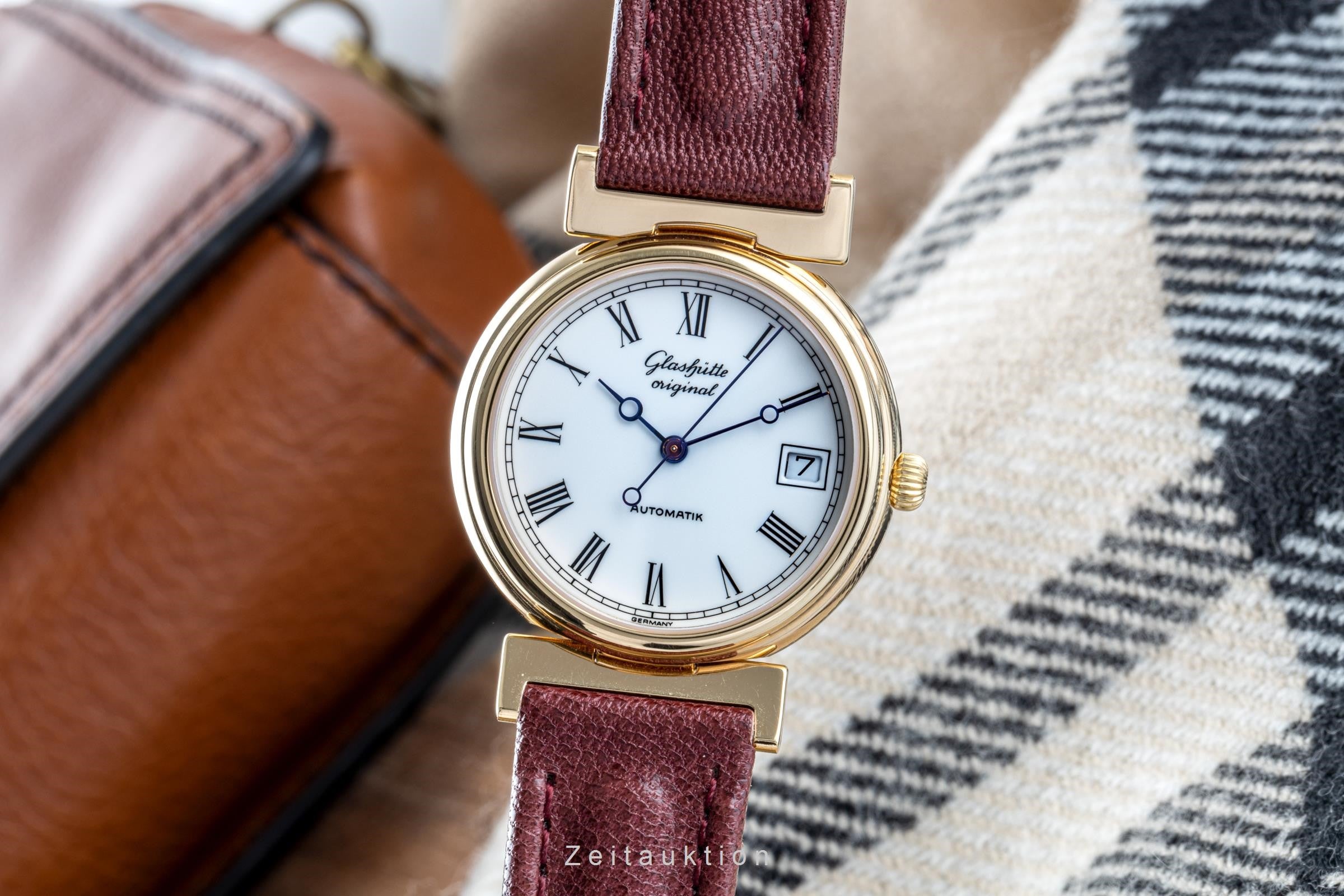 Glashütte Spezimat doré automatique montre pour hommes 10-31-03-04-04  [2205556]