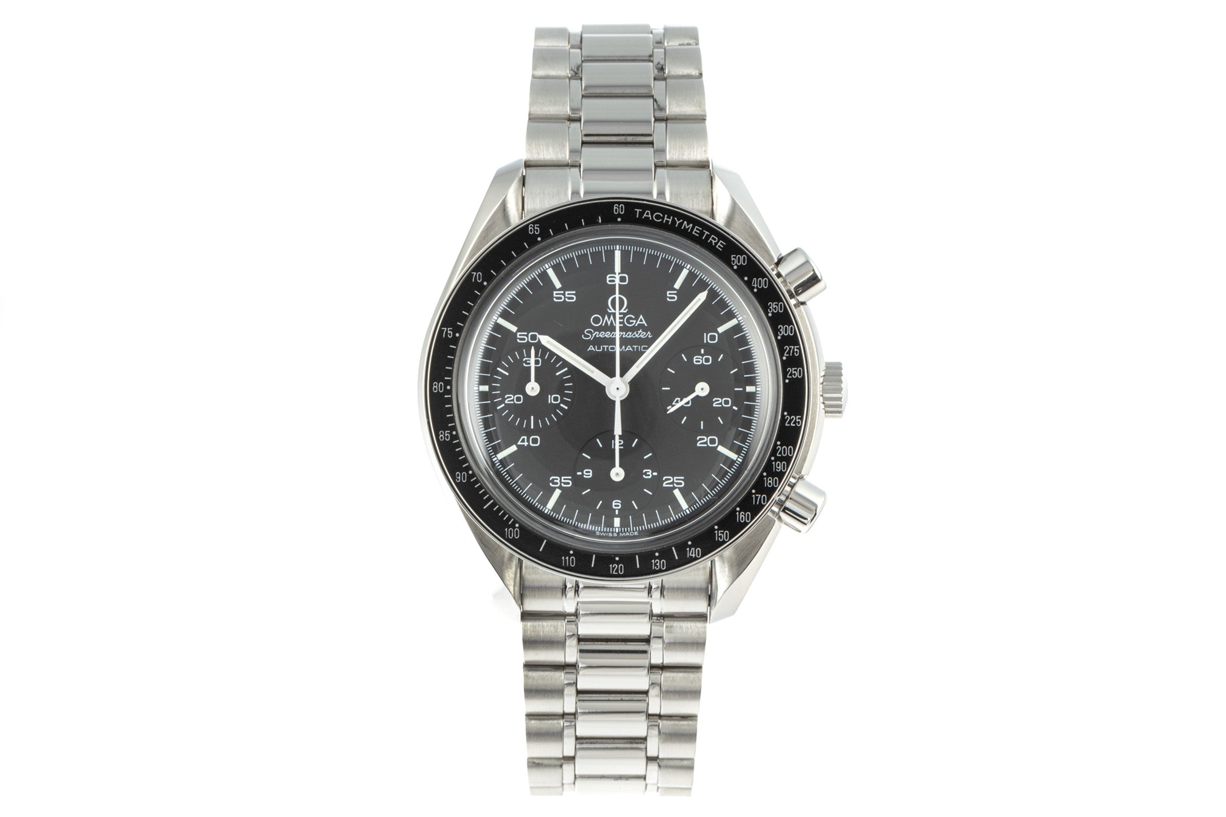Omega Speedmaster chronograph steel automatic men's watch 175.0032.1, 175.0033.1, 3510.50.00  [2205583]