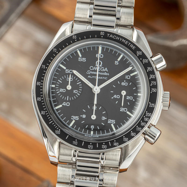 Omega Speedmaster chronograph steel automatic men's watch 175.0032.1, 175.0033.1, 3510.50.00  [2205583]