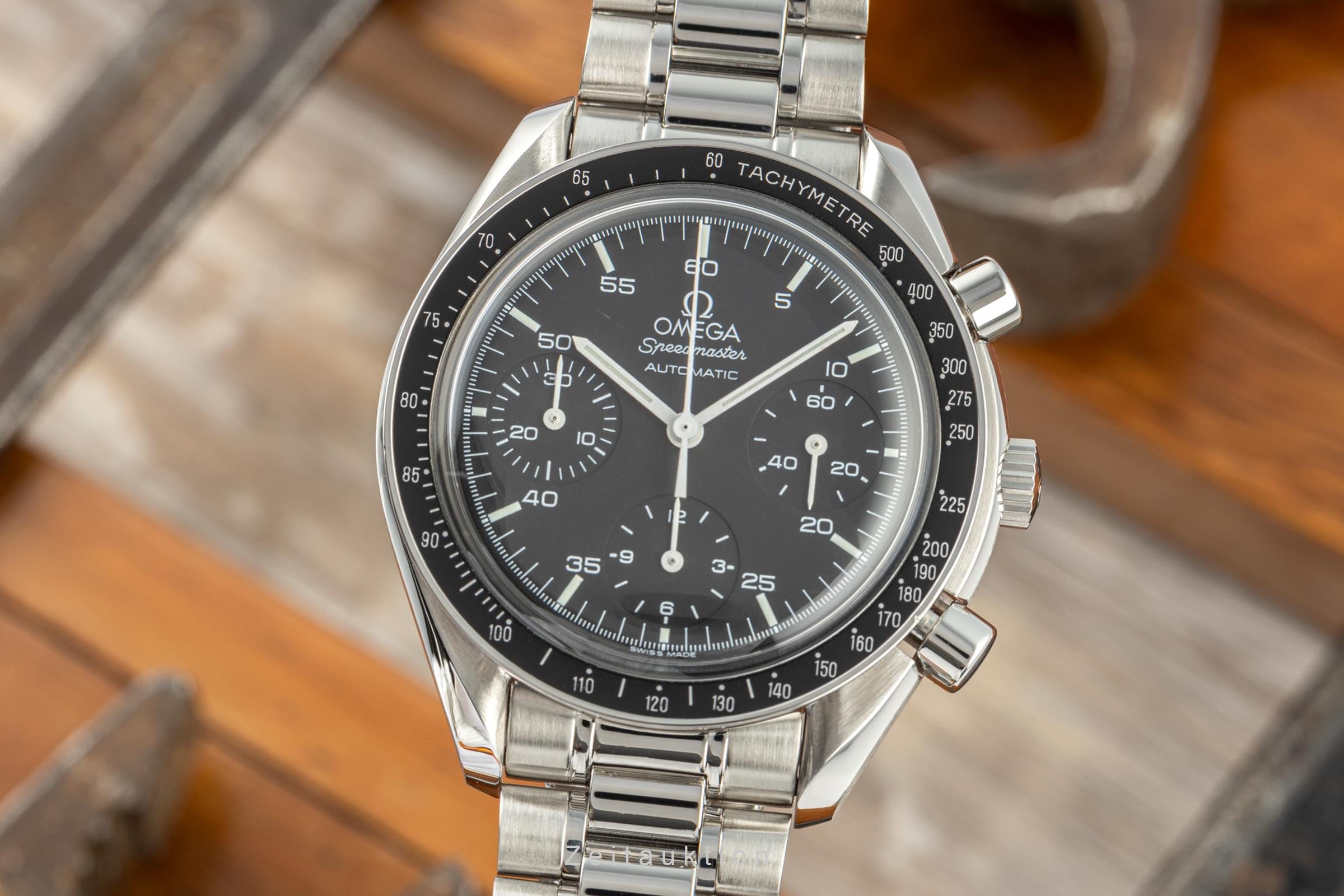 Omega Speedmaster chronograph steel automatic men's watch 175.0032.1, 175.0033.1, 3510.50.00  [2205583]