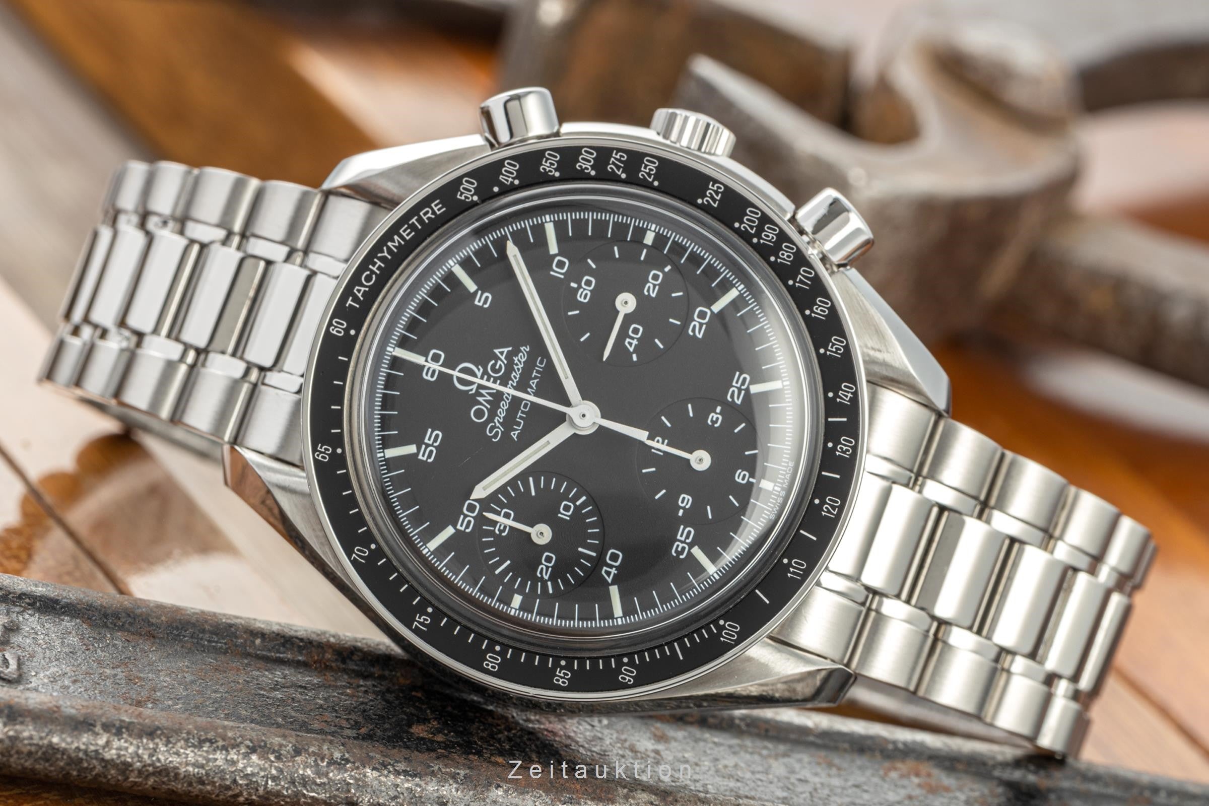 Omega Speedmaster chronograph steel automatic men's watch 175.0032.1, 175.0033.1, 3510.50.00  [2205583]