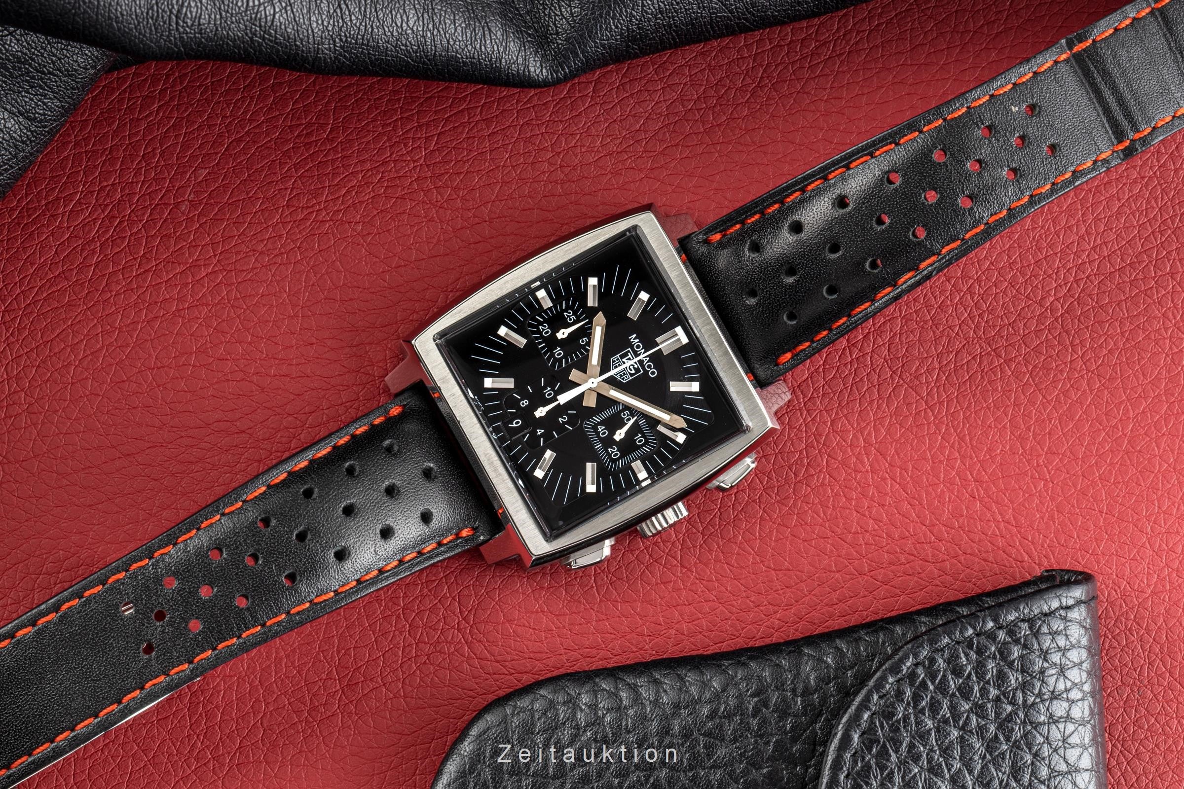 Tag Heuer Monaco cronografo acciaio automatismo orologio da uomo CW2111  [2205640]