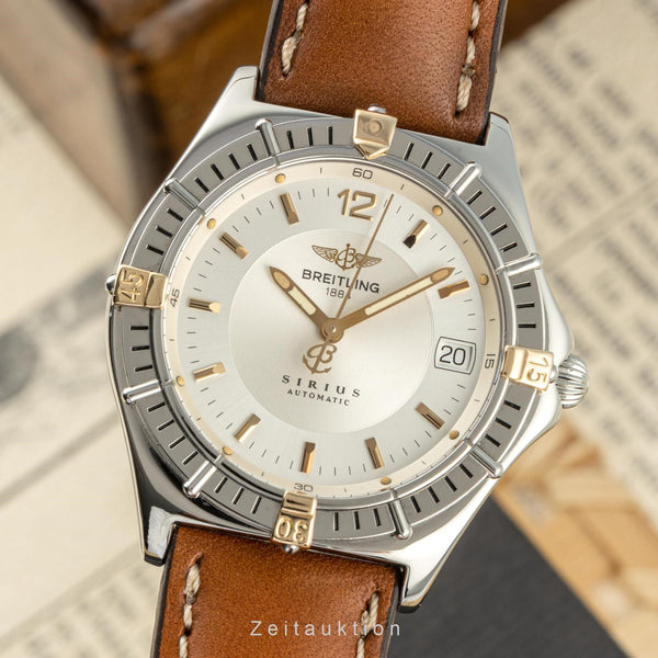 Breitling Sirius Date Stahl / Gold Automatik Herrenuhr Ref. B10071 Klassiker [2205664]