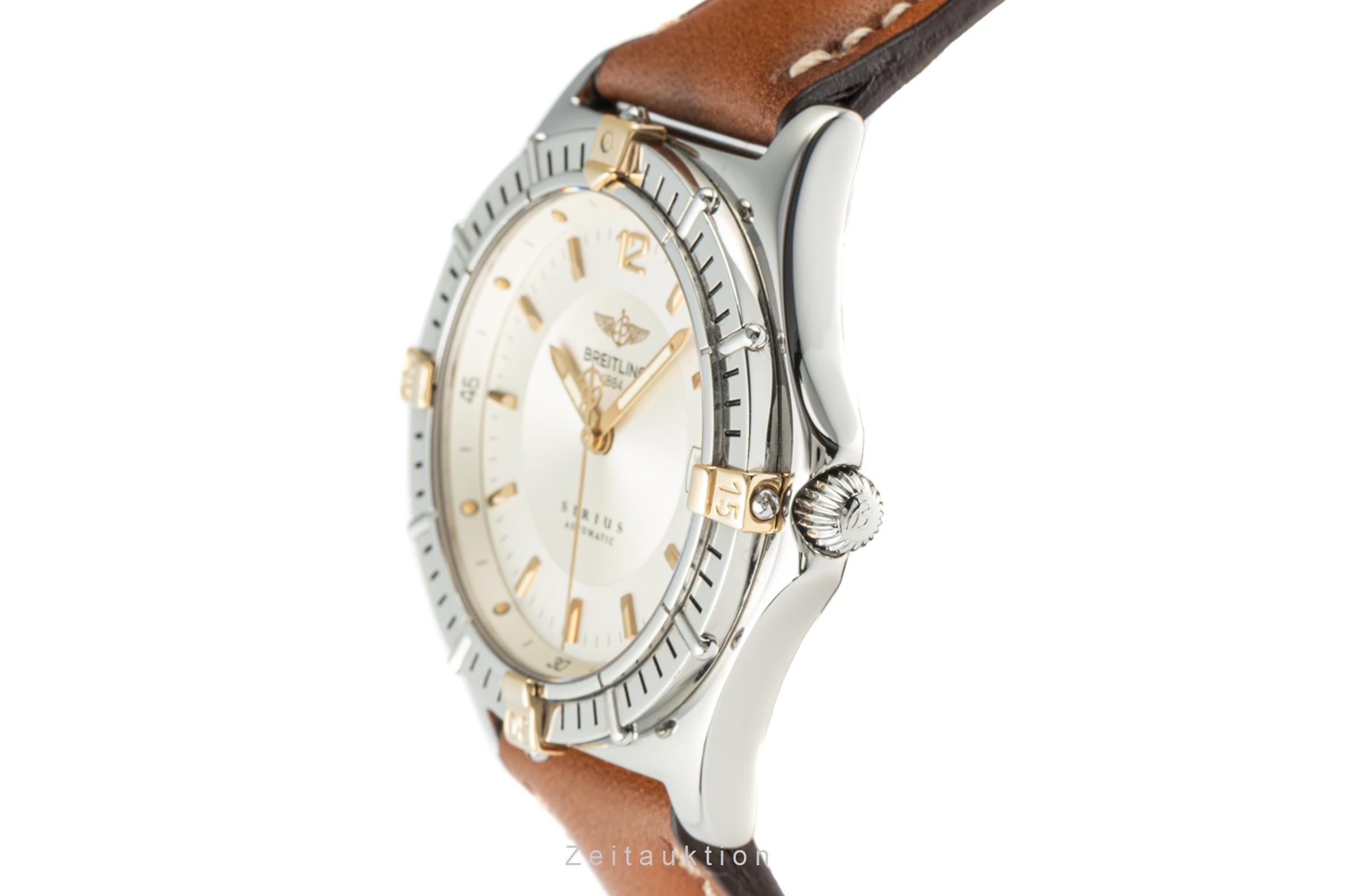 Breitling Sirius Date Stahl / Gold Automatik Herrenuhr Ref. B10071 Klassiker [2205664]