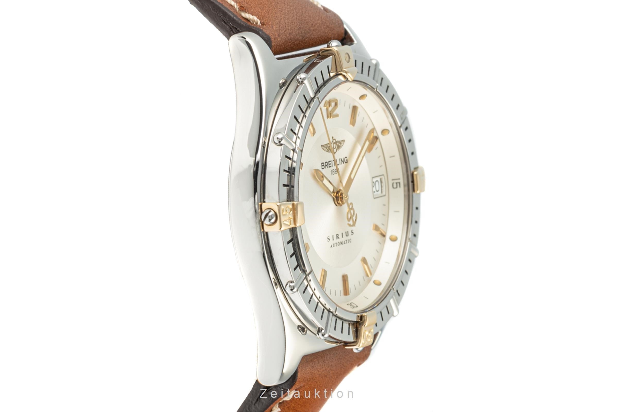 Breitling Sirius Date Stahl / Gold Automatik Herrenuhr Ref. B10071 Klassiker [2205664]