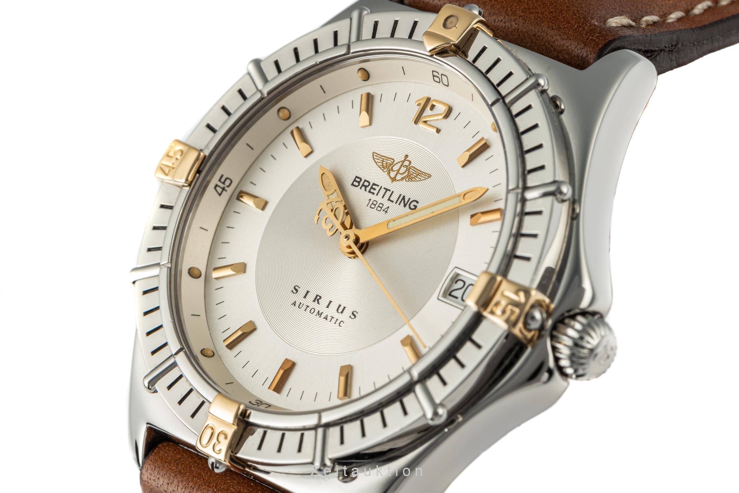 Breitling Sirius Date Stahl / Gold Automatik Herrenuhr Ref. B10071 Klassiker [2205664]