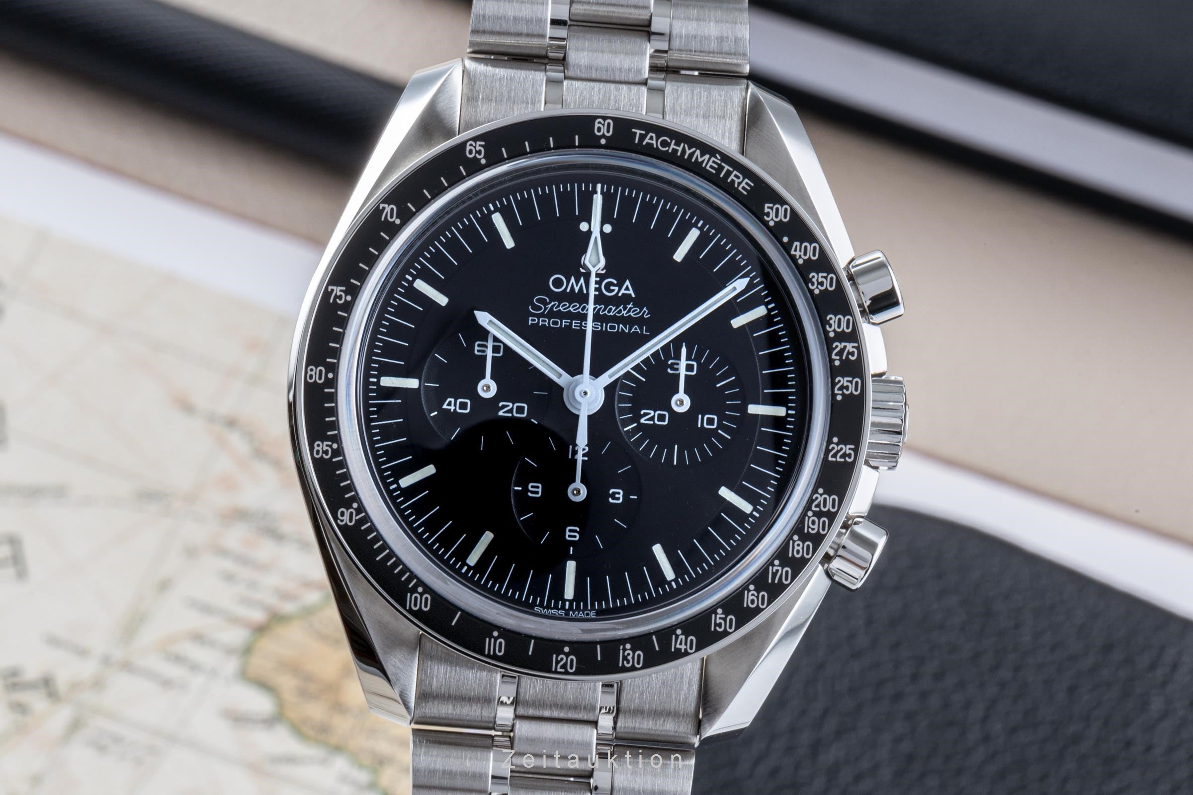 Omega Speedmaster Moonwatch chronograph steel manual winding men's watch 310.30.42.50.01.002 LP: 8000EUR  [2205723]