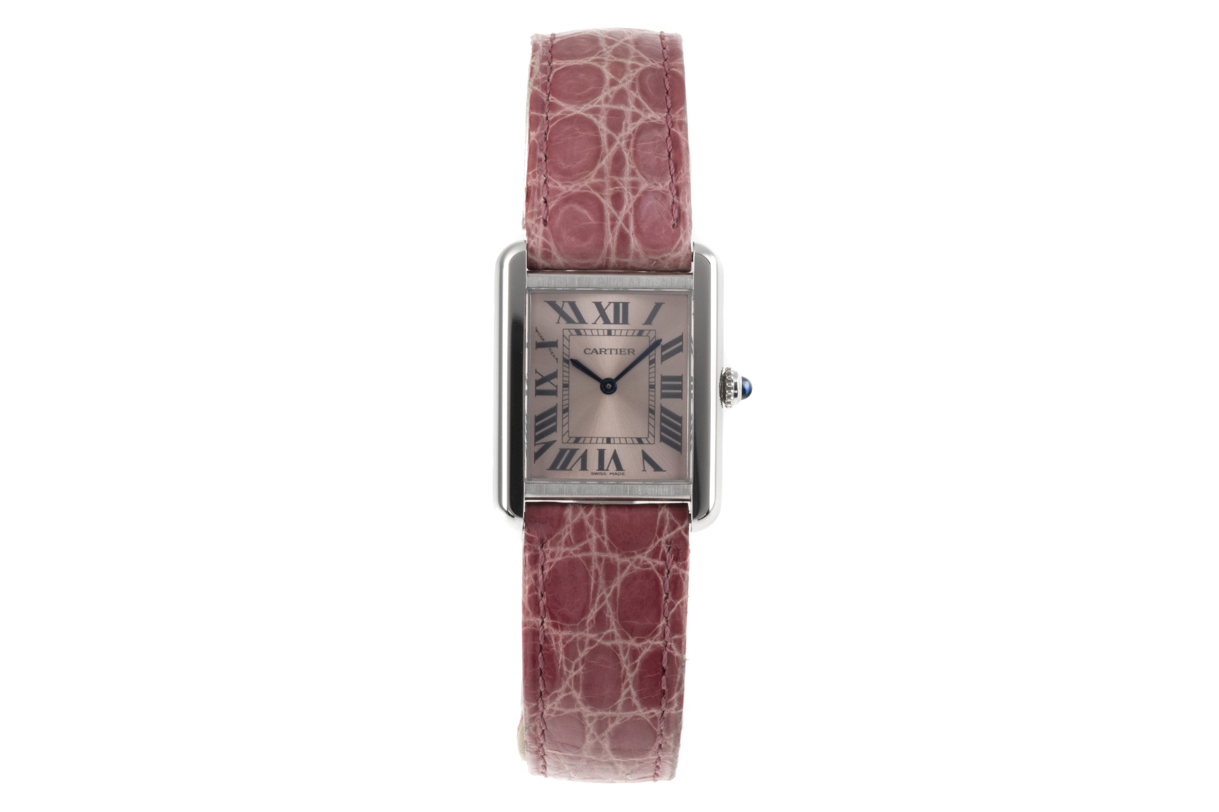 Cartier Tank Solo Edelstahl Damenuhr Saphirglas Ref. 3170 [2205742]