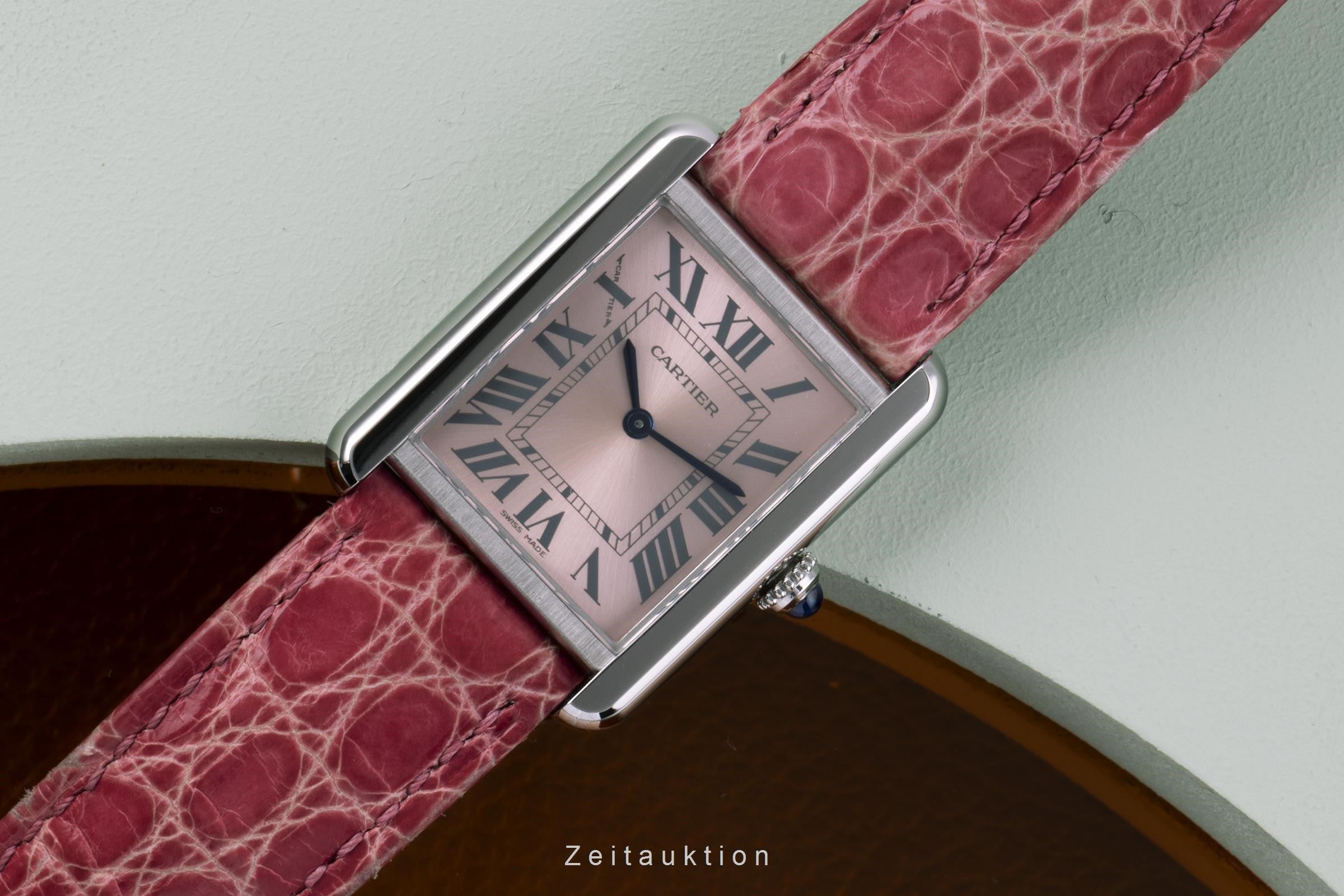 Cartier Tank Solo Edelstahl Damenuhr Saphirglas Ref. 3170 [2205742]