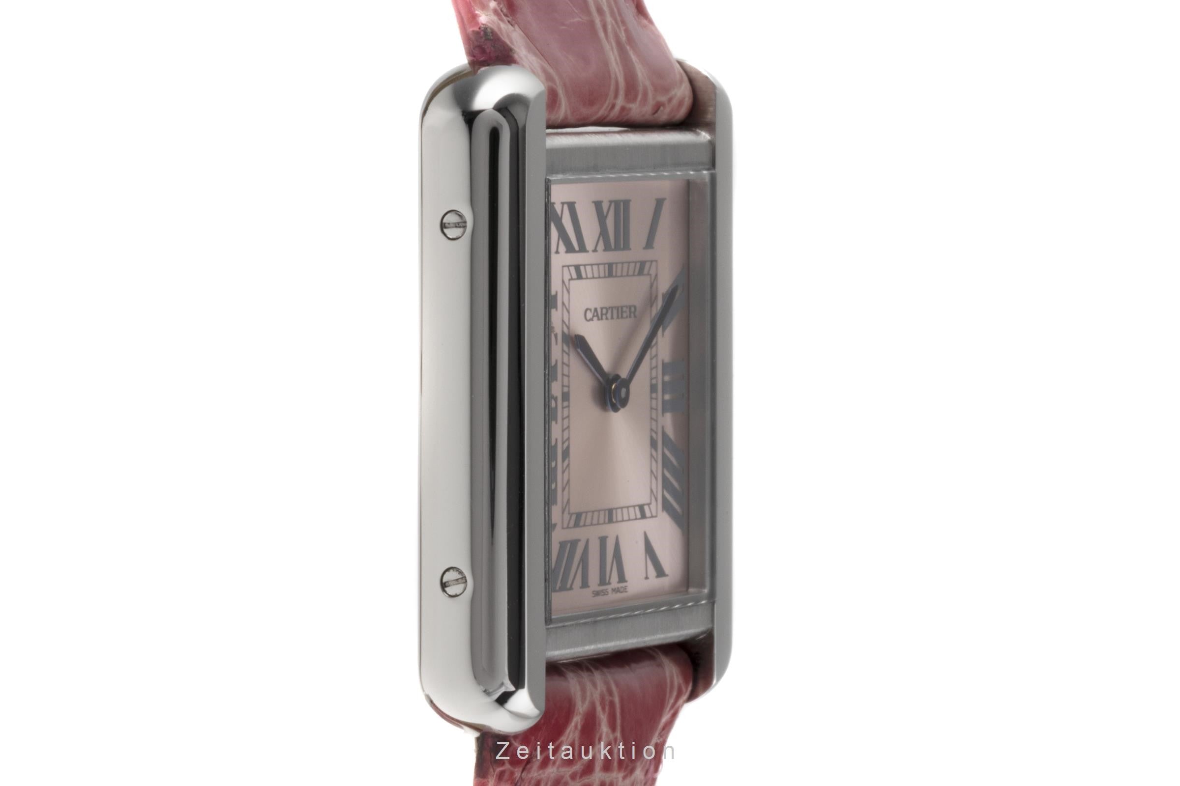 Cartier Tank Solo Edelstahl Damenuhr Saphirglas Ref. 3170 [2205742]