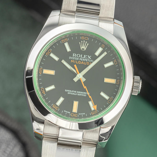 Rolex Milgauss acero automático reloj para caballeros 116400  [2205759]
