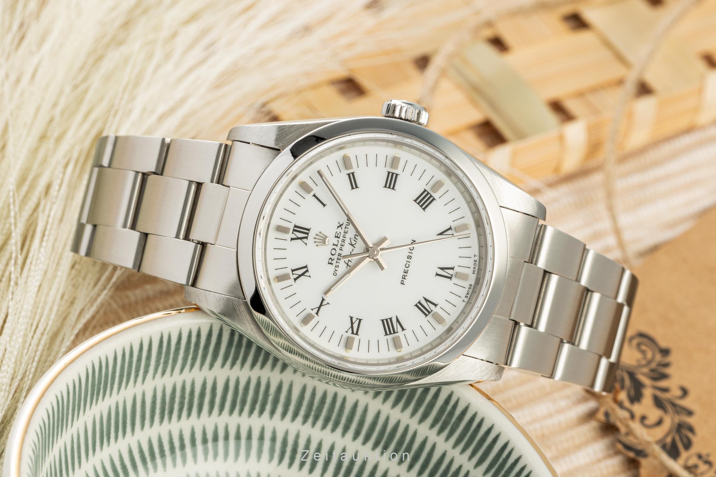 Rolex Air King 34 Precision Edelstahl Automatik Herrenuhr Ref 14000 VP: 6850,- € [2205766]