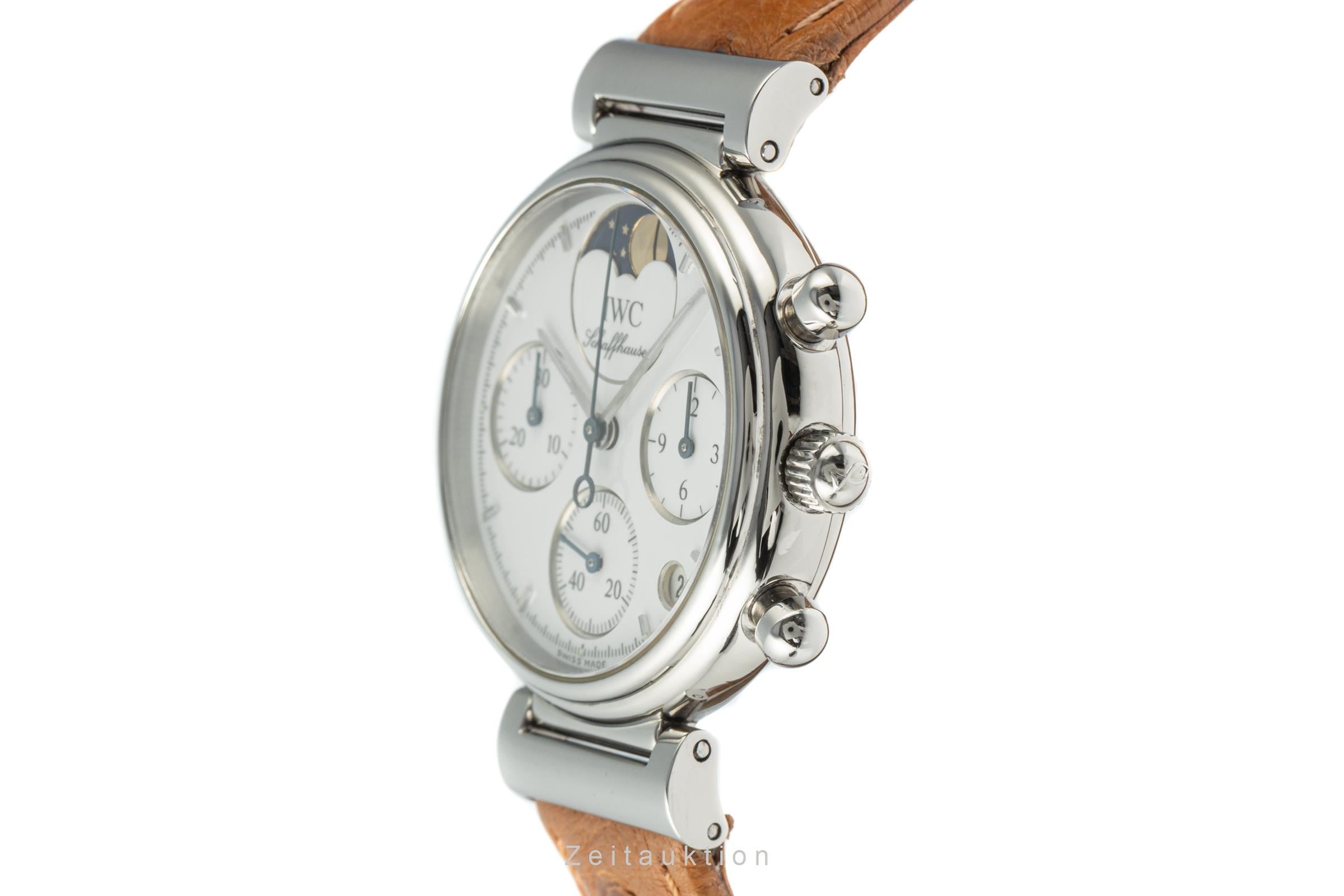 IWC Da Vinci chronographe acier quartz montre pour femmes 3735 LP: 9100EUR  [2205808]