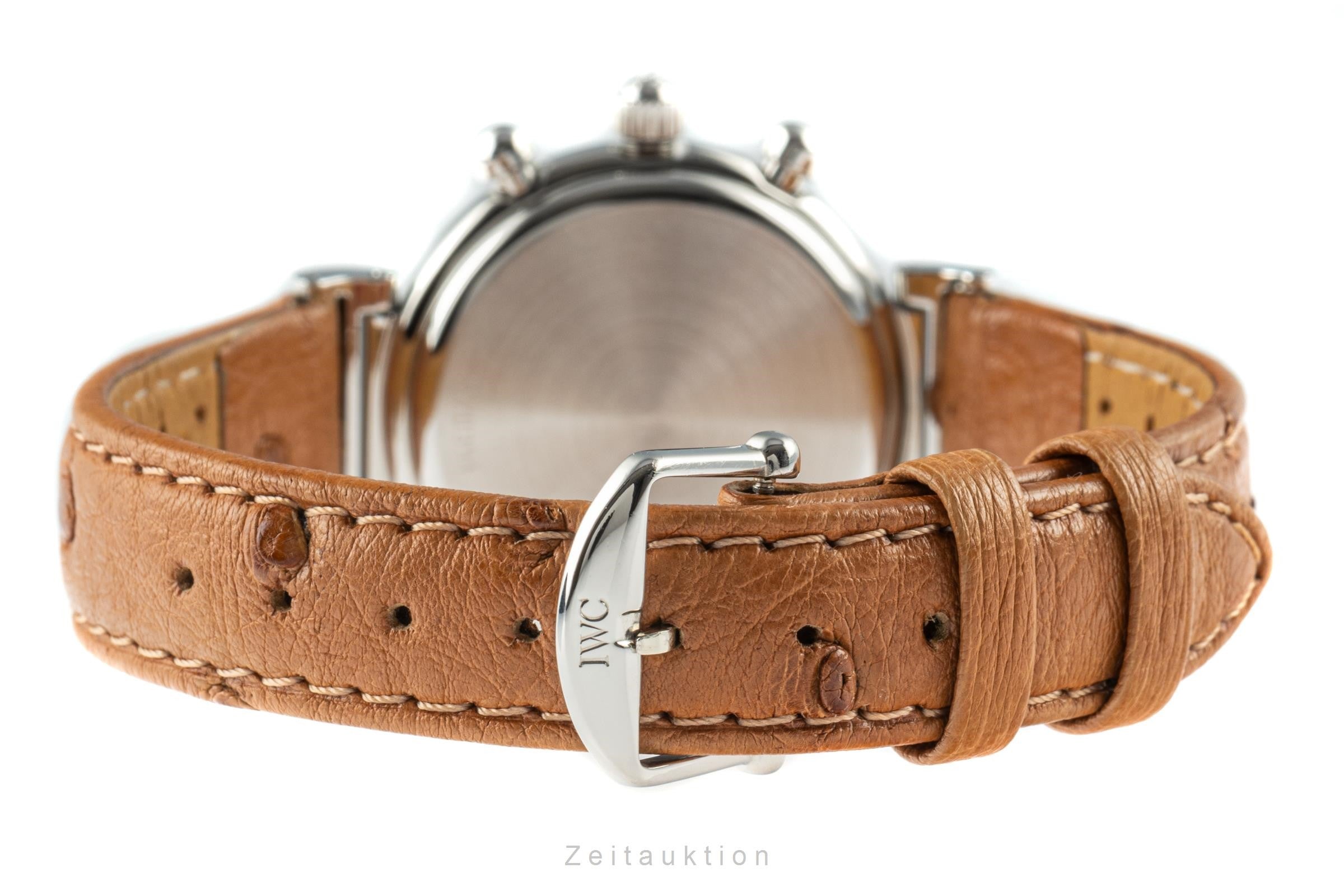 IWC Da Vinci chronographe acier quartz montre pour femmes 3735 LP: 9100EUR  [2205808]